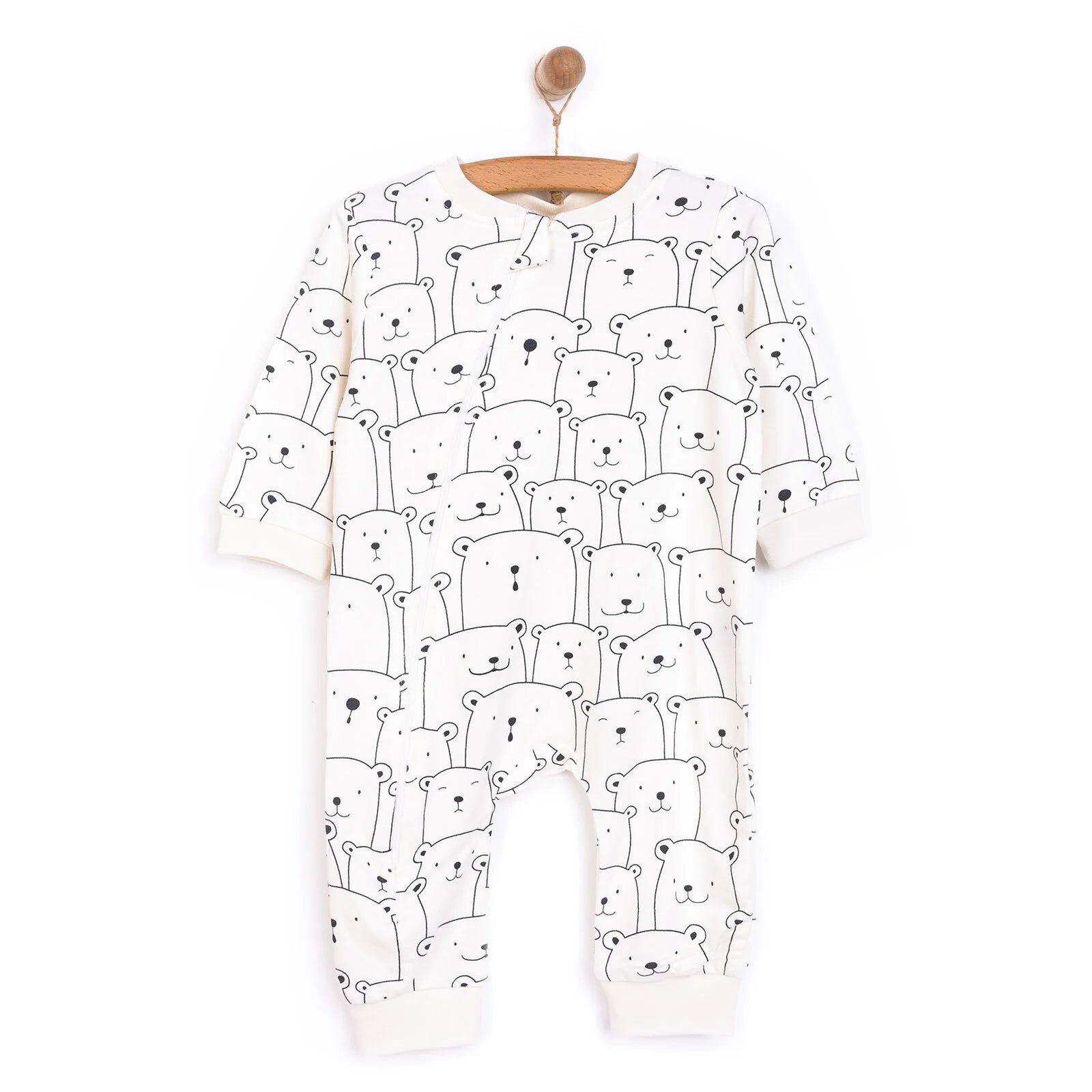 HelloBaby Unisex Jumpsuit - Ecru - ebebek - Black Friday