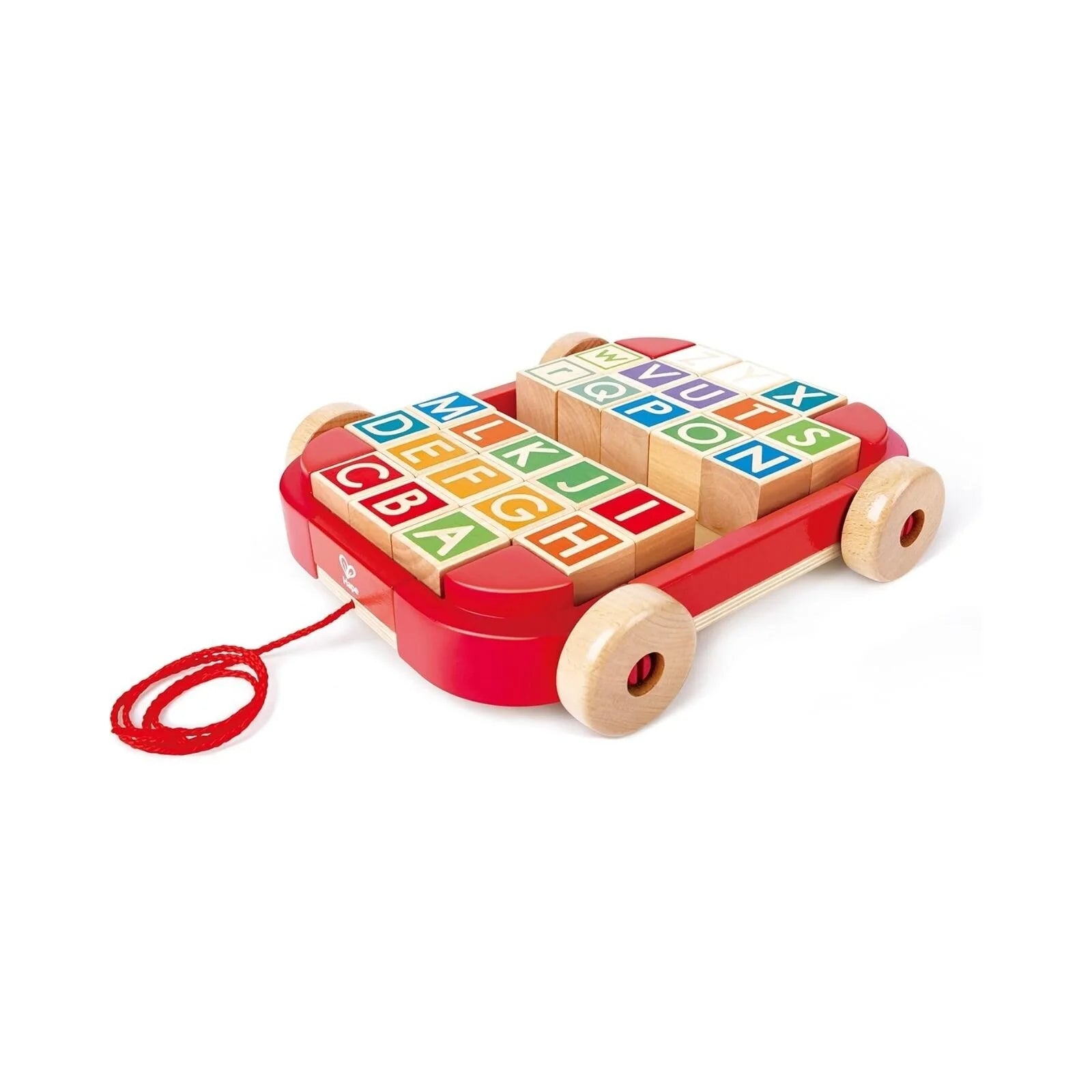 Hape Pull Along Cart with Stacking Blocks - ebebek - Black Friday