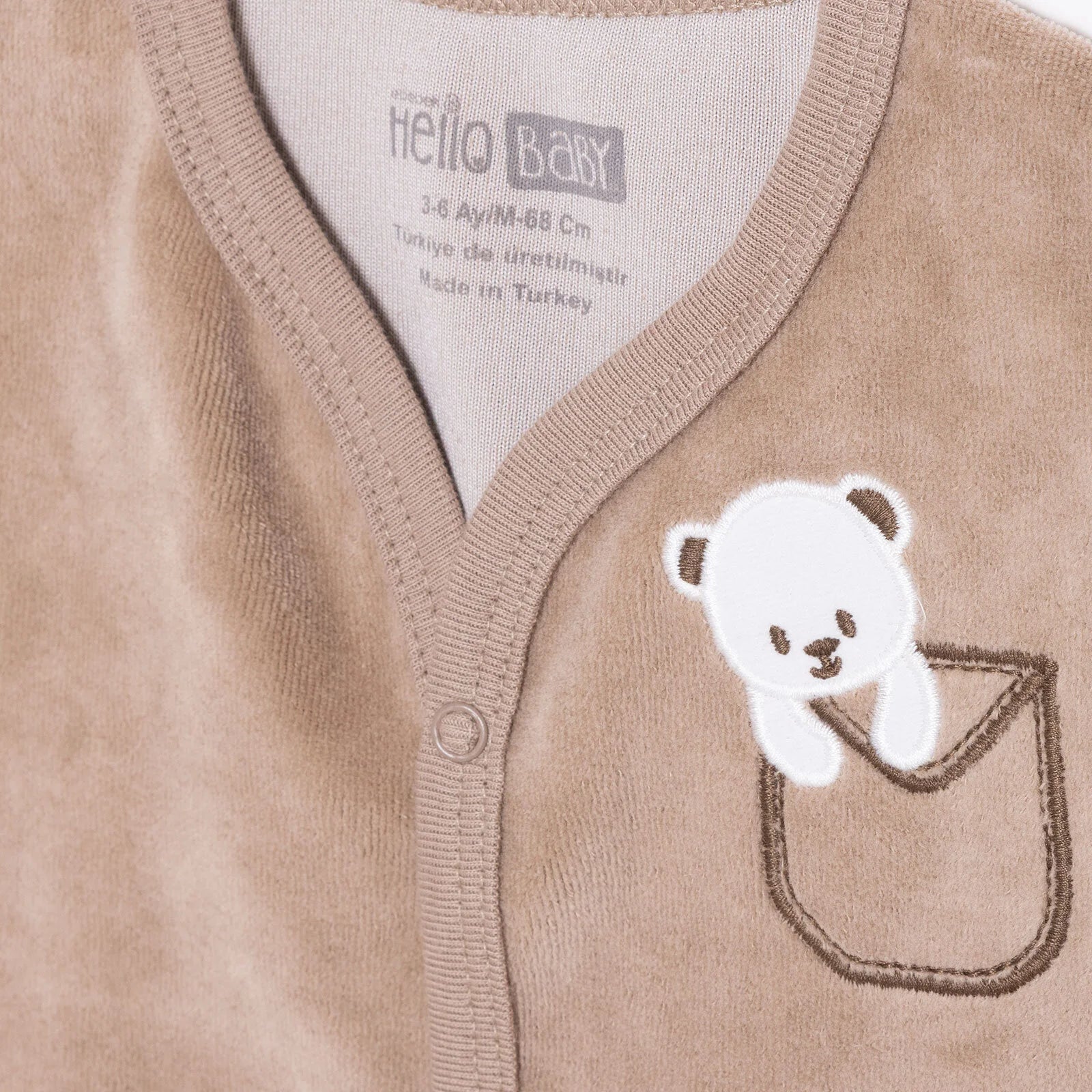 HelloBaby Newborn Vest - Brown - ebebek - Black Friday