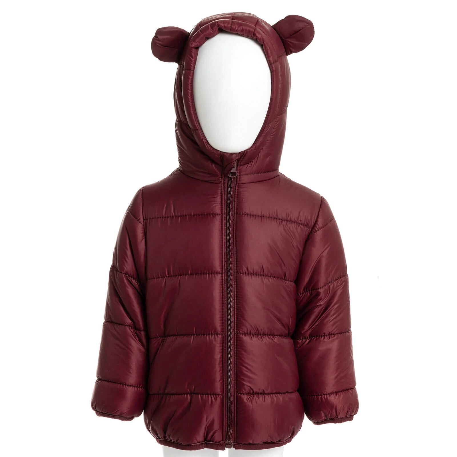 HelloBaby Eared Hoodie Coat - Maroon - ebebek - Black Friday