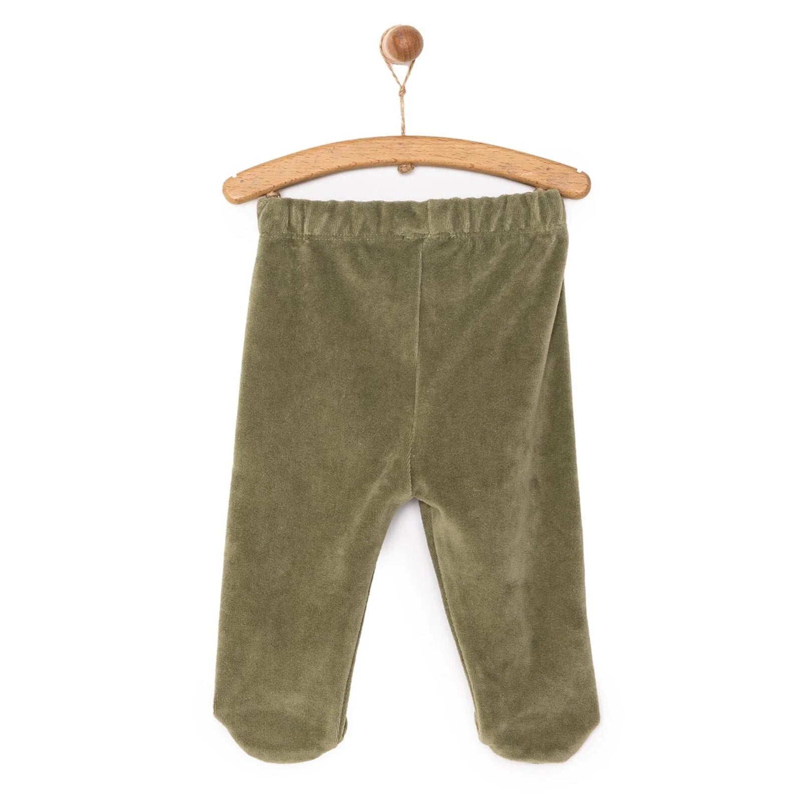 HelloBaby Boy Velvet Footed Bottom - Khaki - ebebek - Black Friday