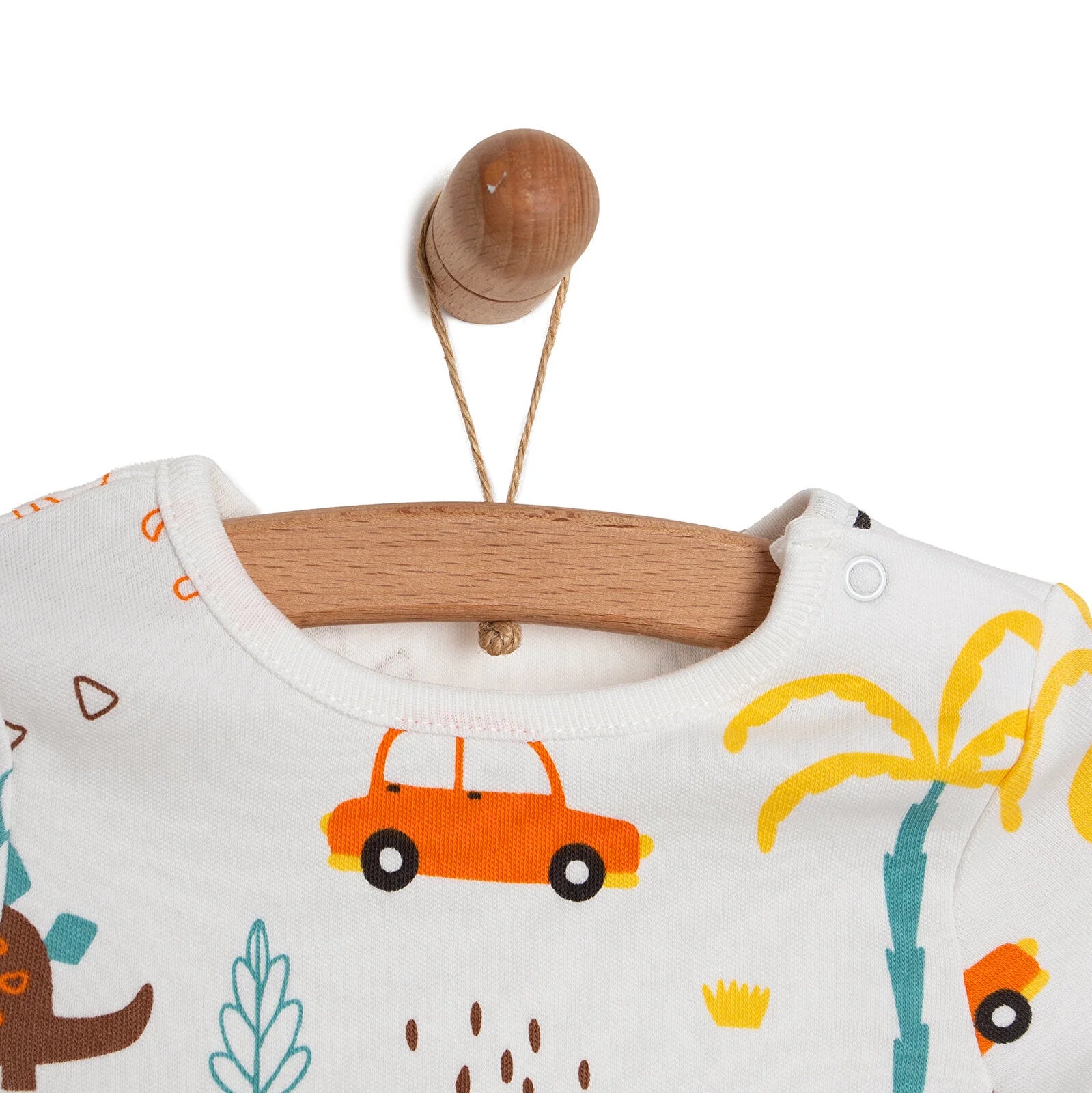 HelloBaby Newborn Baby Boy T-shirt - Footless Bottom - Green - ebebek - Black Friday