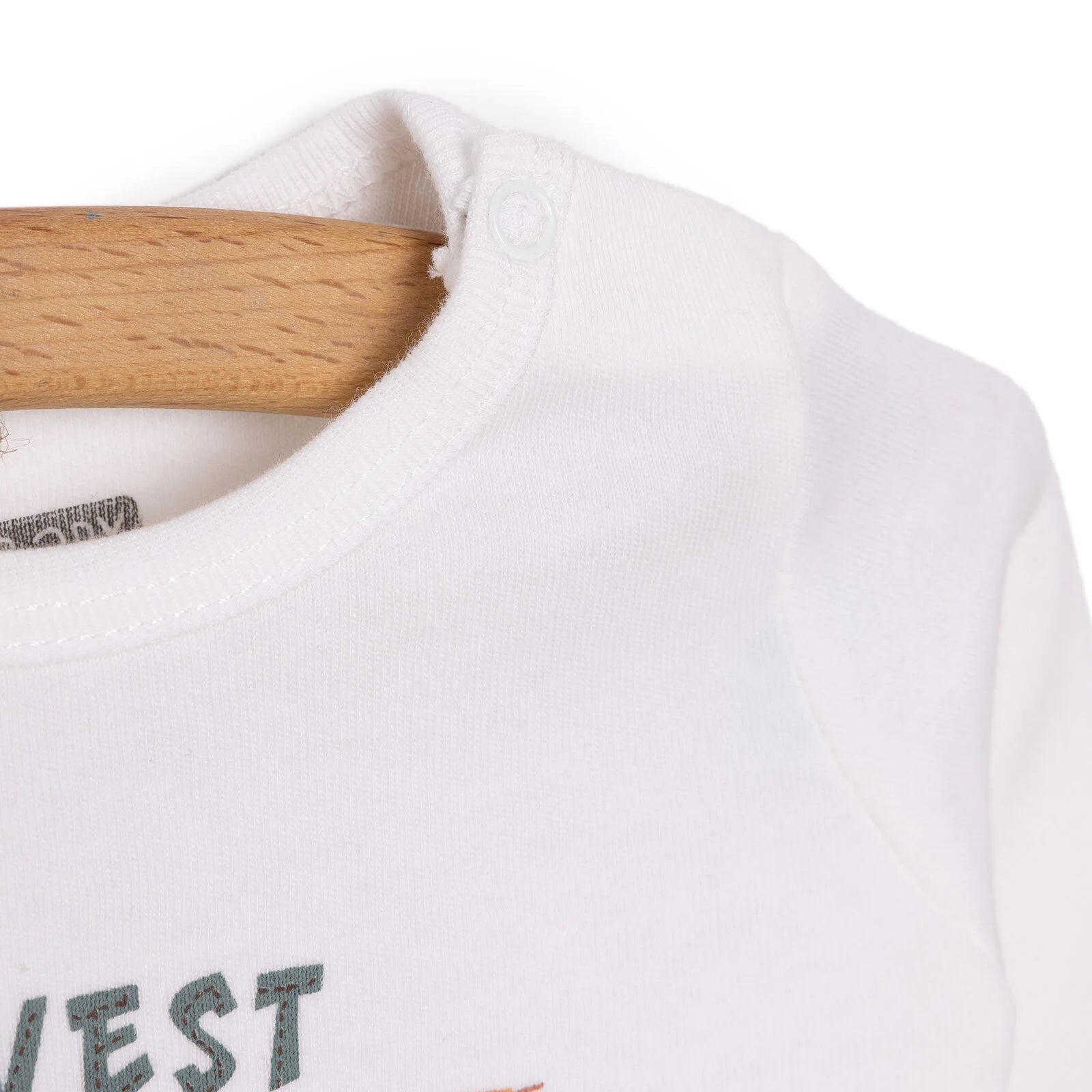 HelloBaby Boy Body - Footed Bottom - Ecru - ebebek - Black Friday