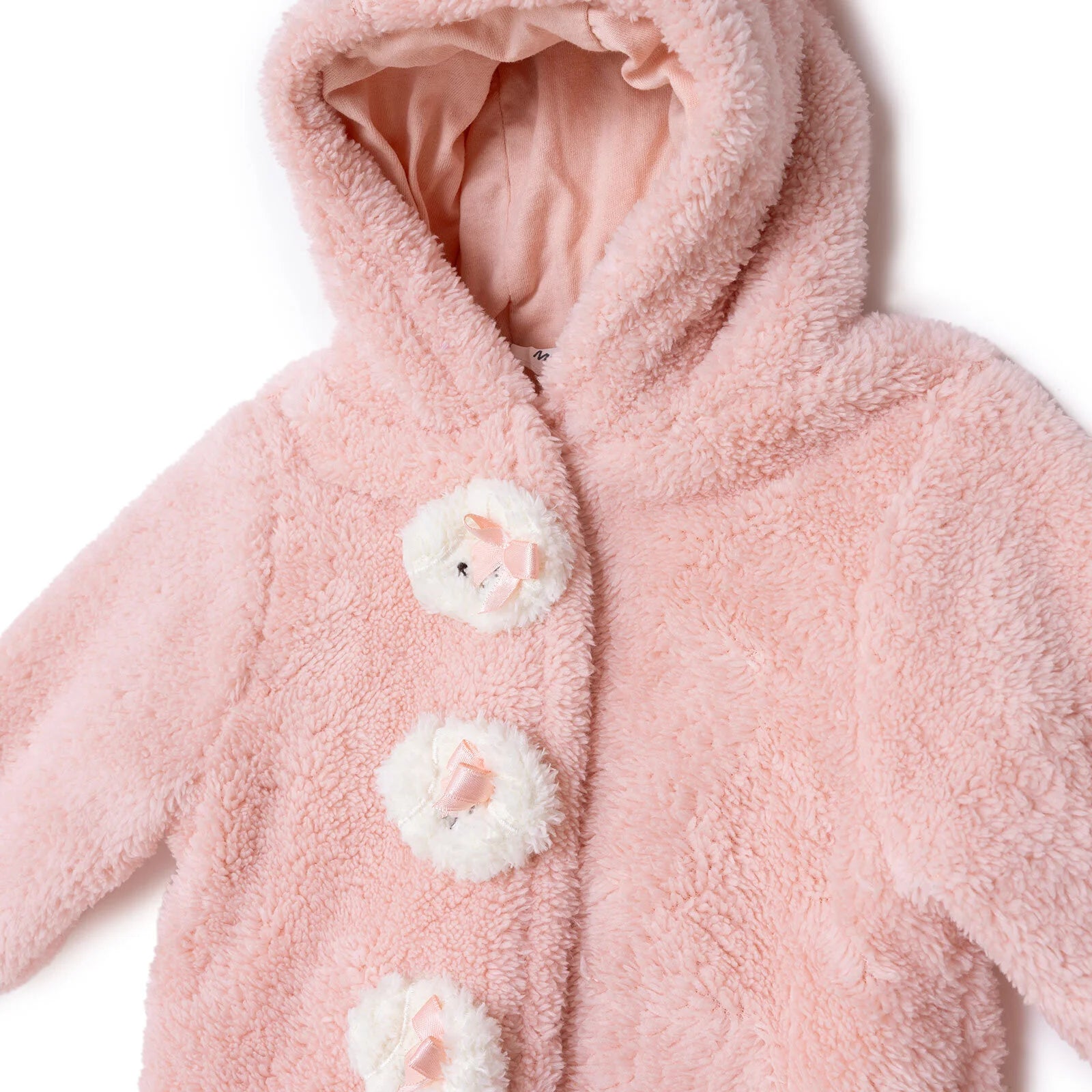 Midimod Newborn Welsoft Footless Jumpsuit - Pink - ebebek - Black Friday