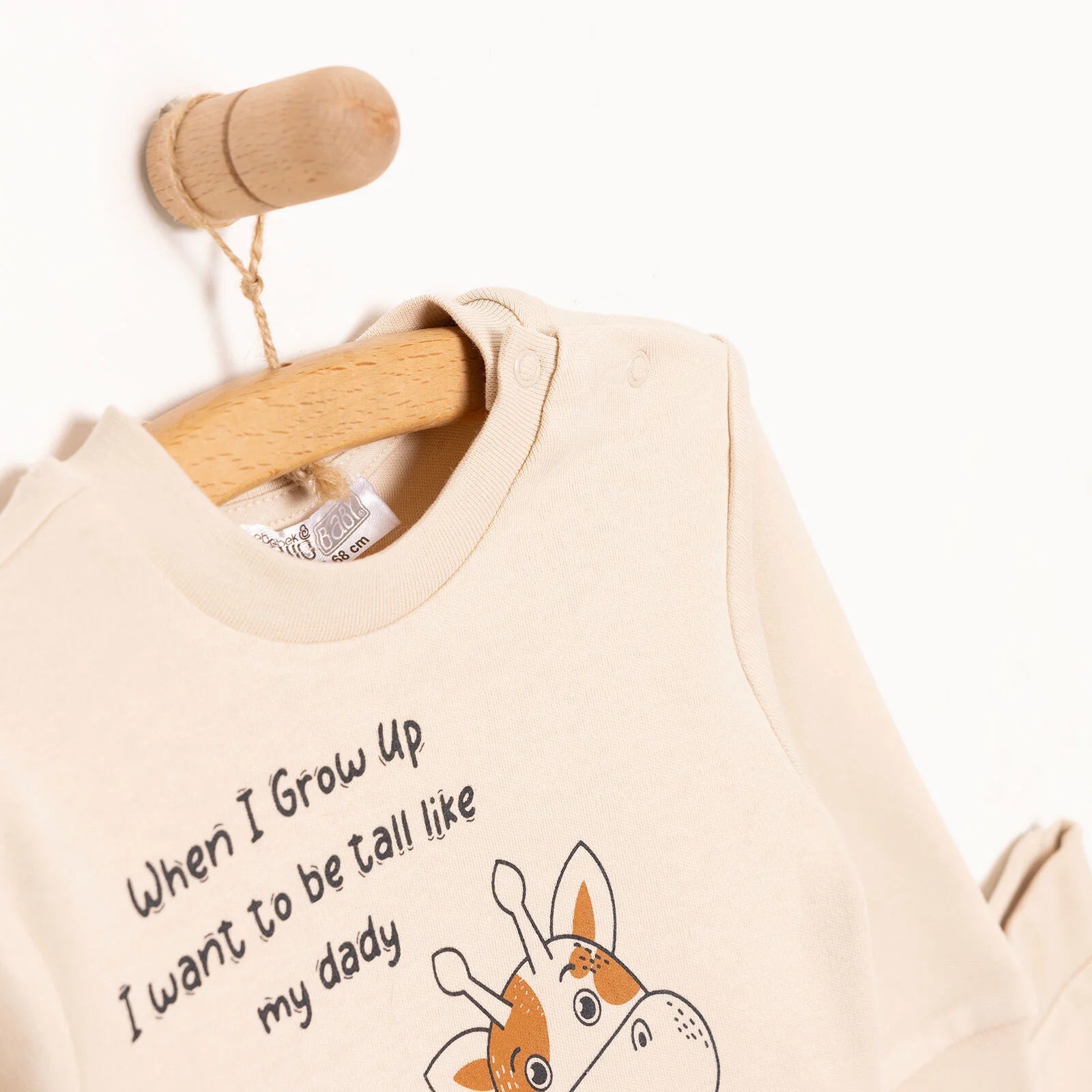 HelloBaby Baby Boy Joggers - Beige - ebebek - Black Friday