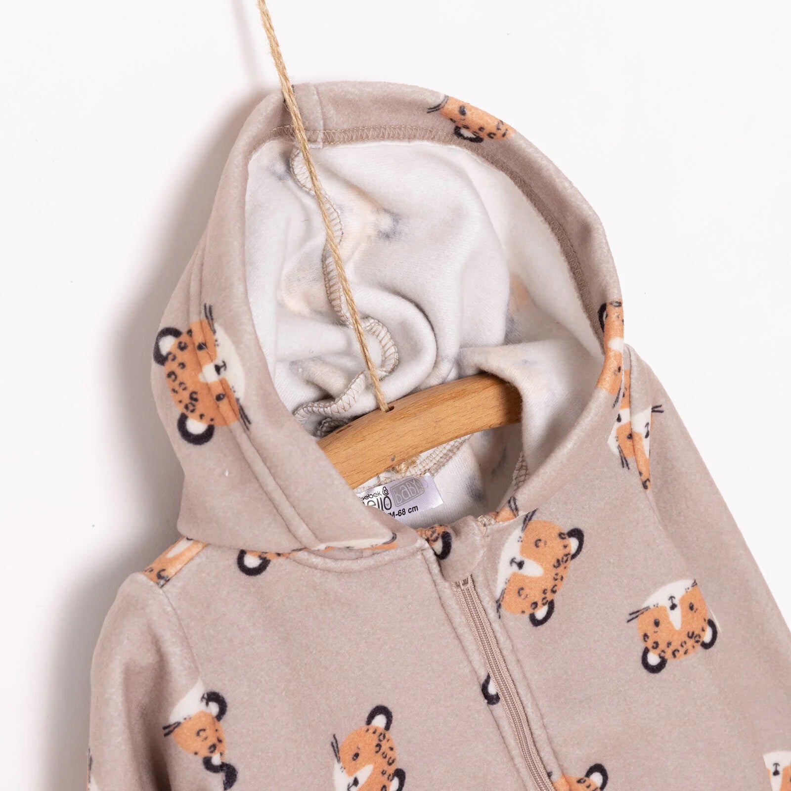 HelloBaby Fleece Jumpsuit - Printed - ebebek - Black Friday