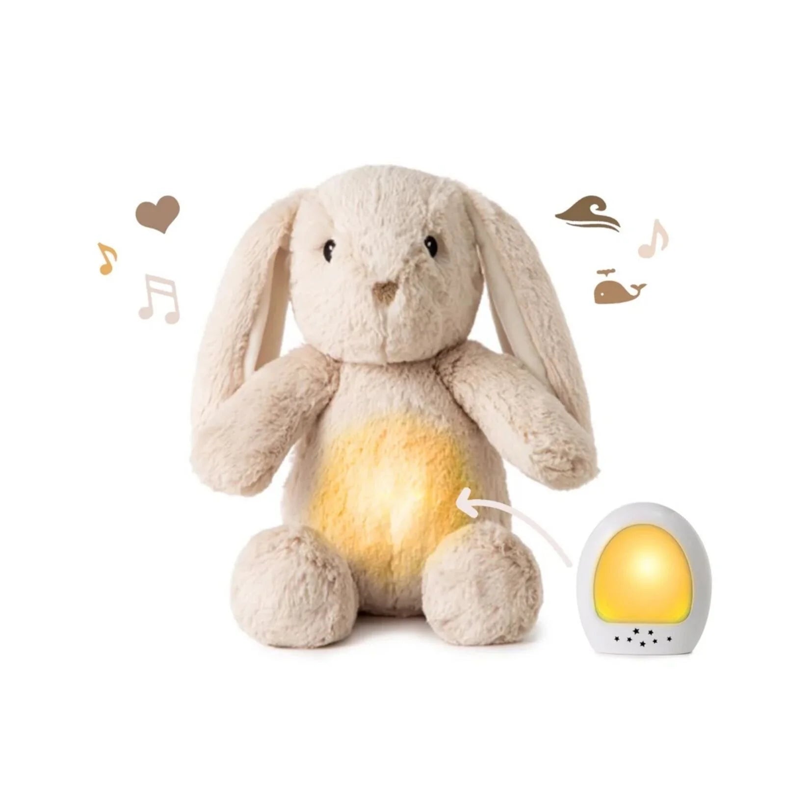 Cloud.b LoveLight Billy Bunny Nightlight & Sound Soother - ebebek - Black Friday