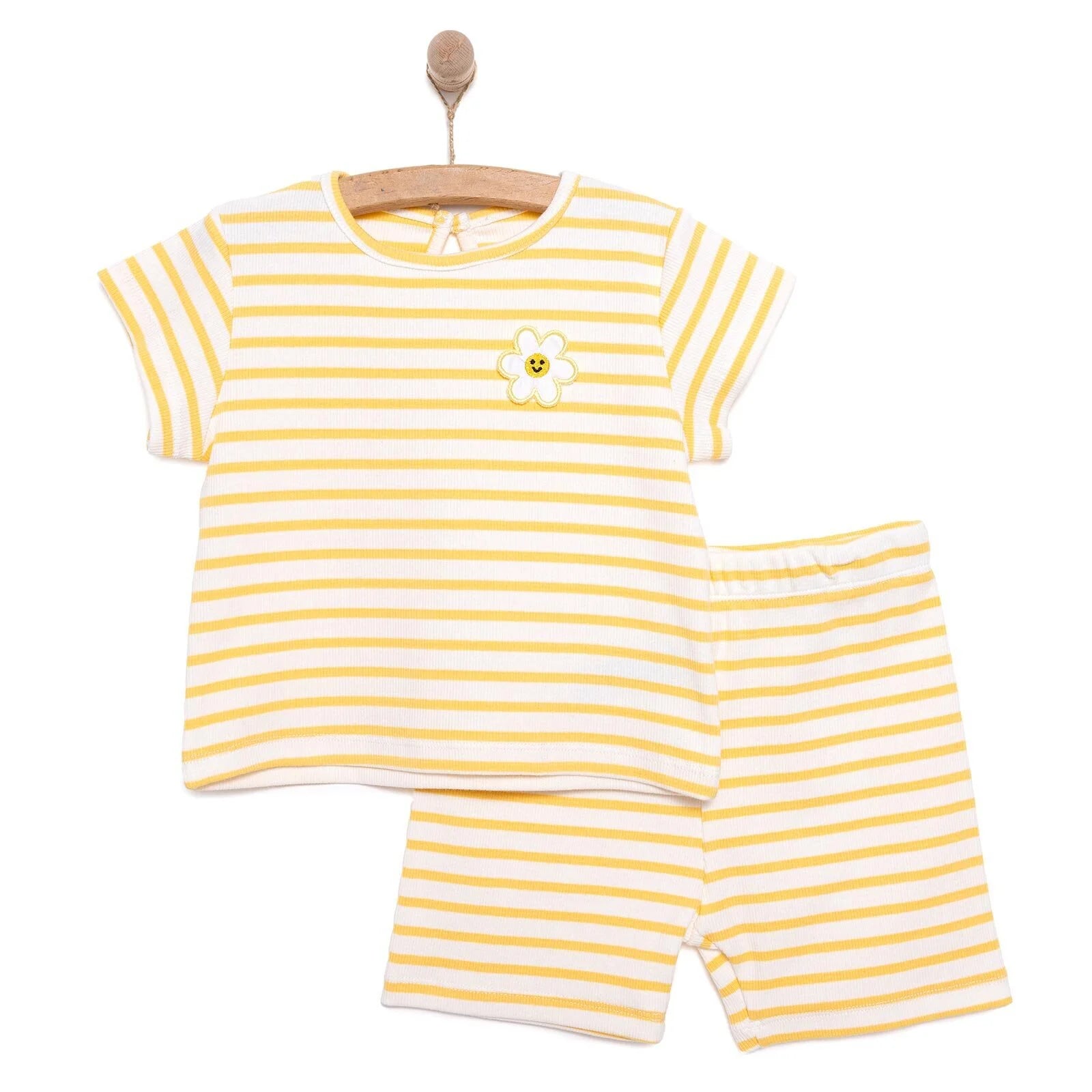 HelloBaby Sun Flower Girl Tshirt - Short - Yellow - ebebek - Black Friday