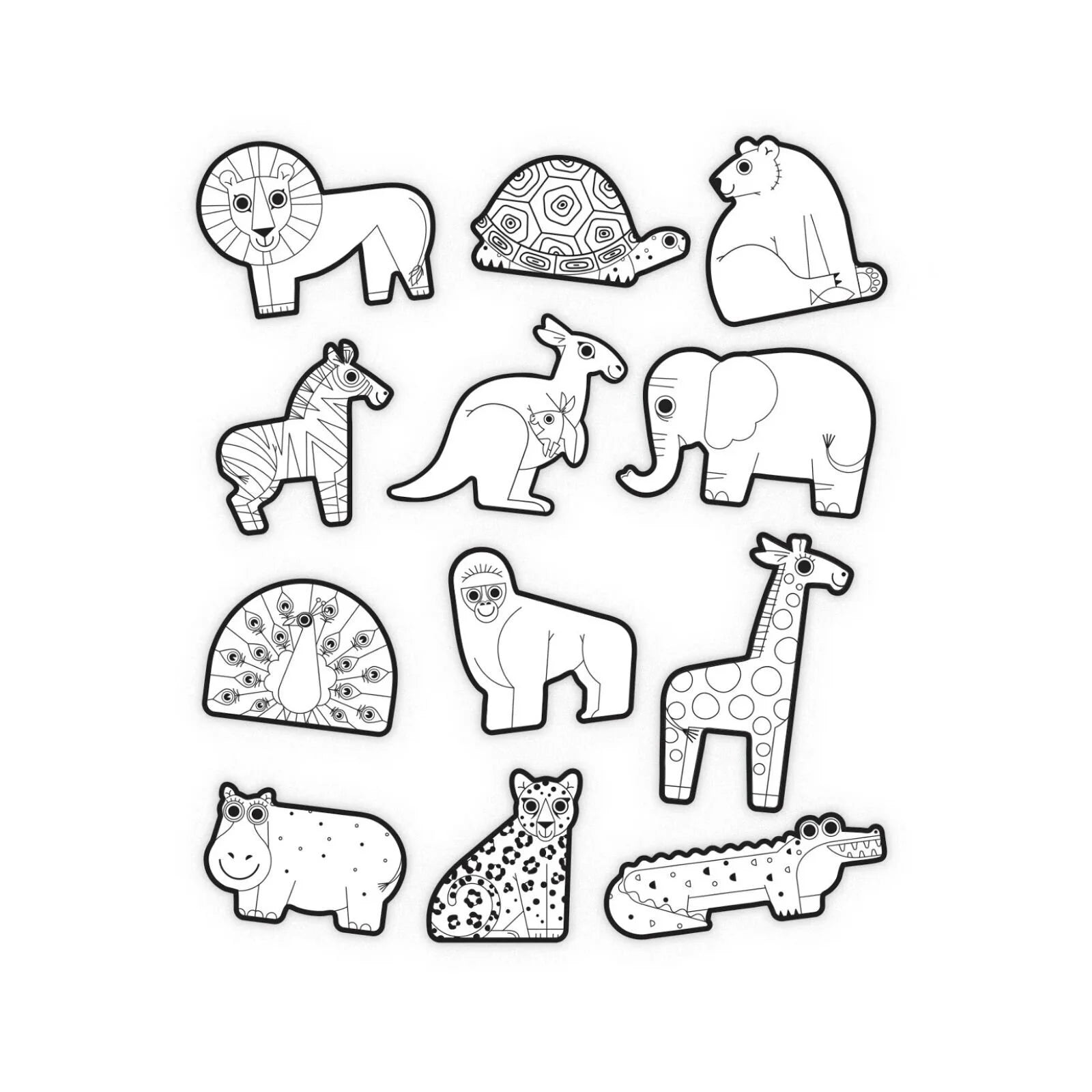 Crocodile Creek Animal Colouring Stickers - ebebek - Black Friday