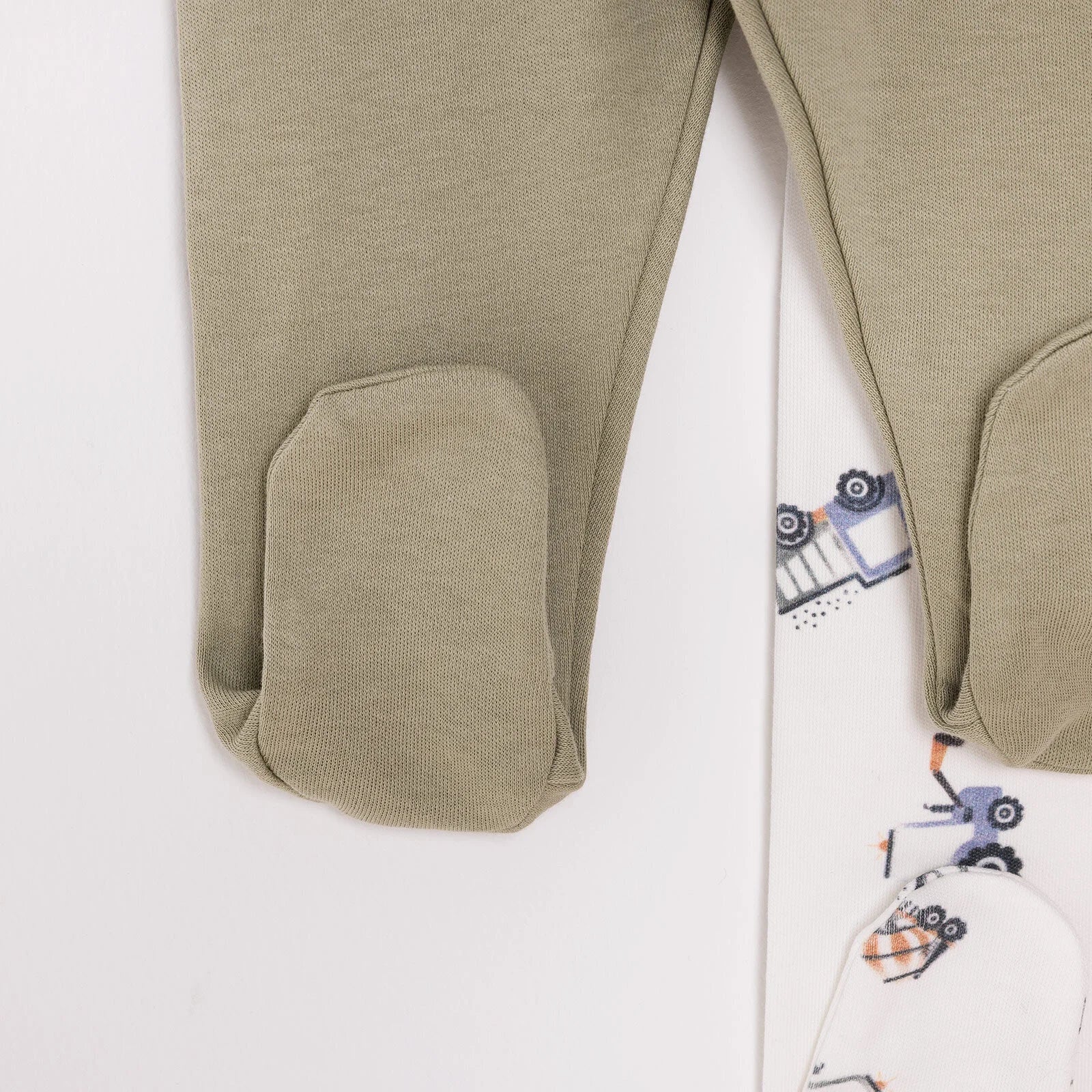 Tiffany Boy 2 Piece Footed Bottom - Khaki - ebebek - Black Friday