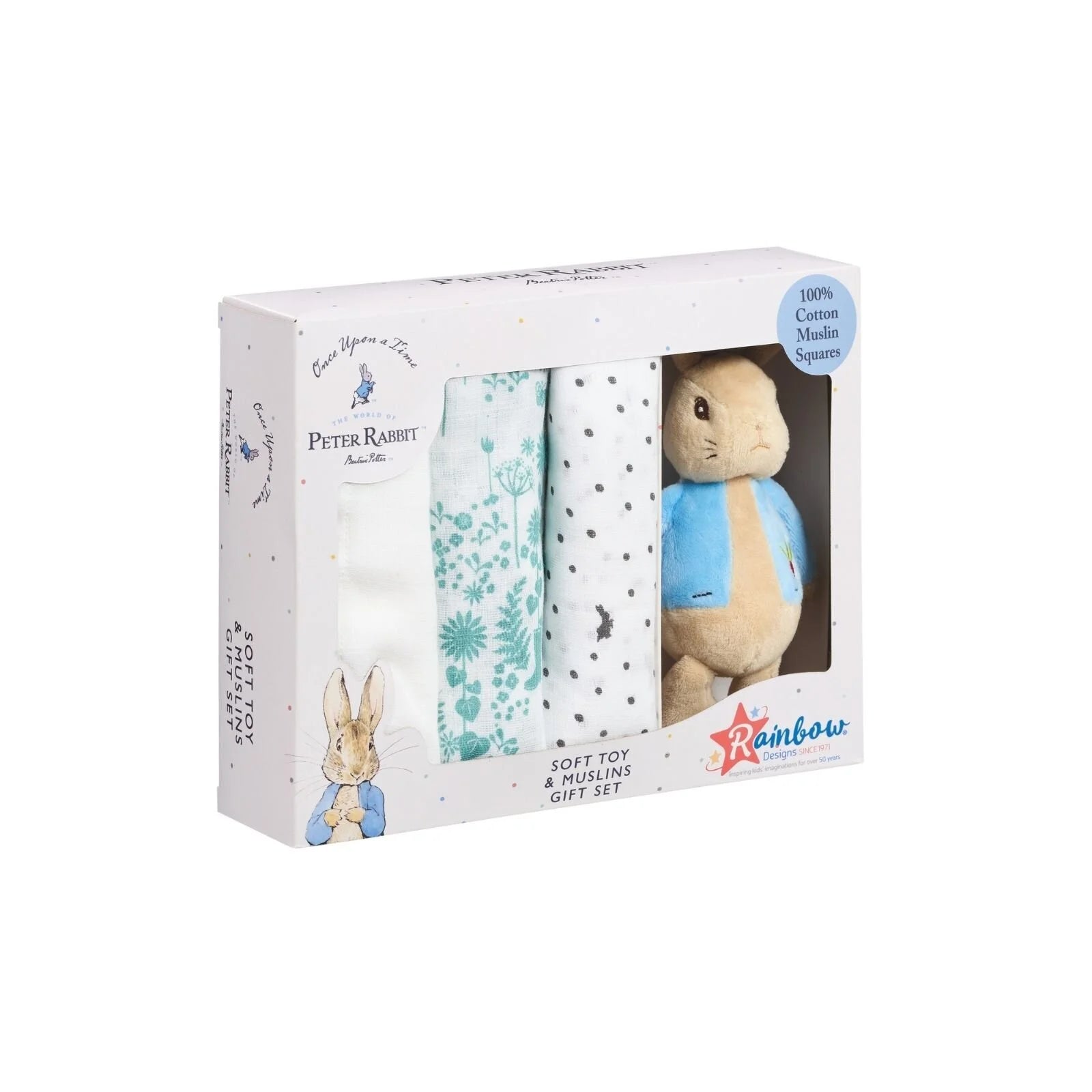 Peter Rabbit Muslin & Soft Toy Gift Set - ebebek - Black Friday