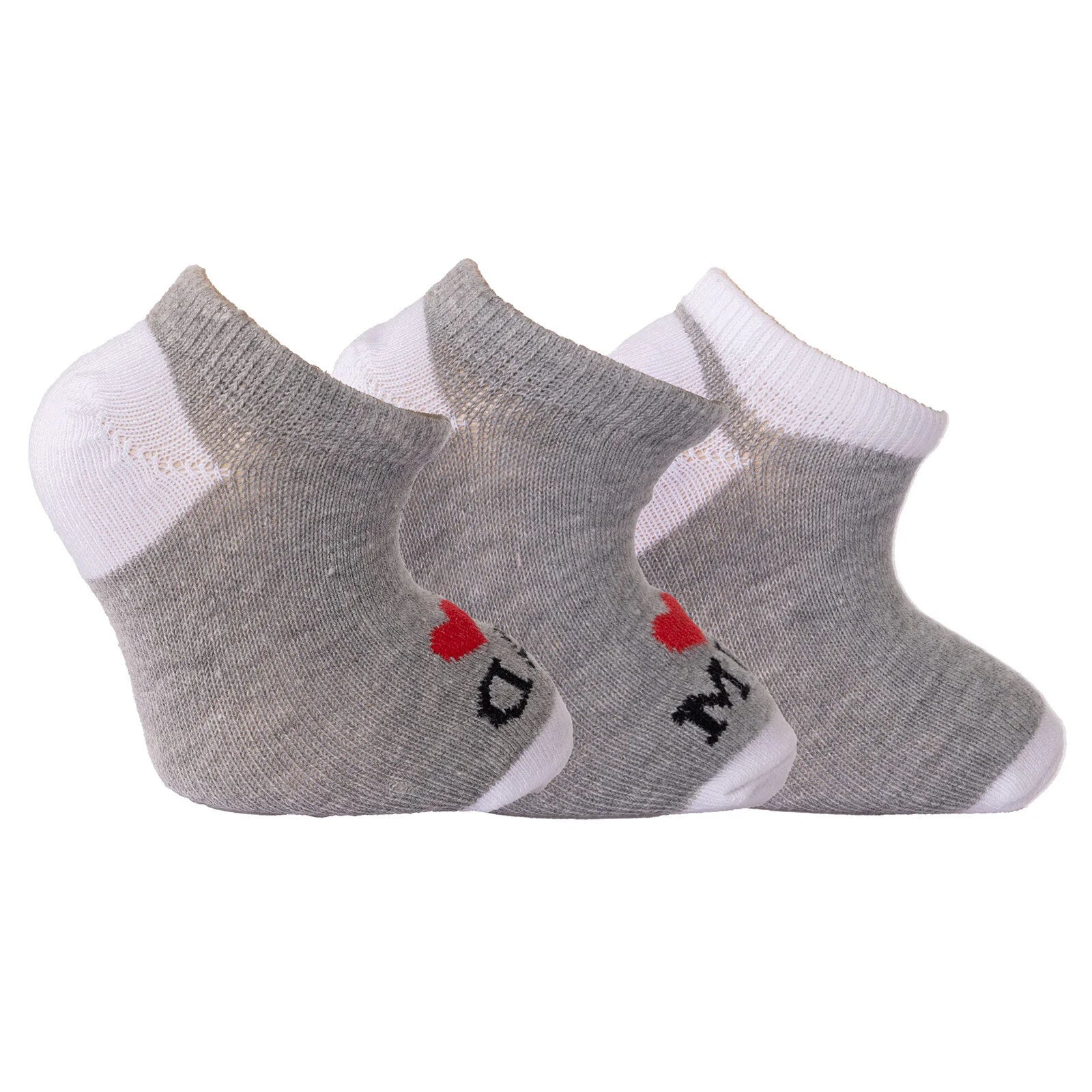 HelloBaby Unisex Pack of 3 Socks - Grey - ebebek - Black Friday