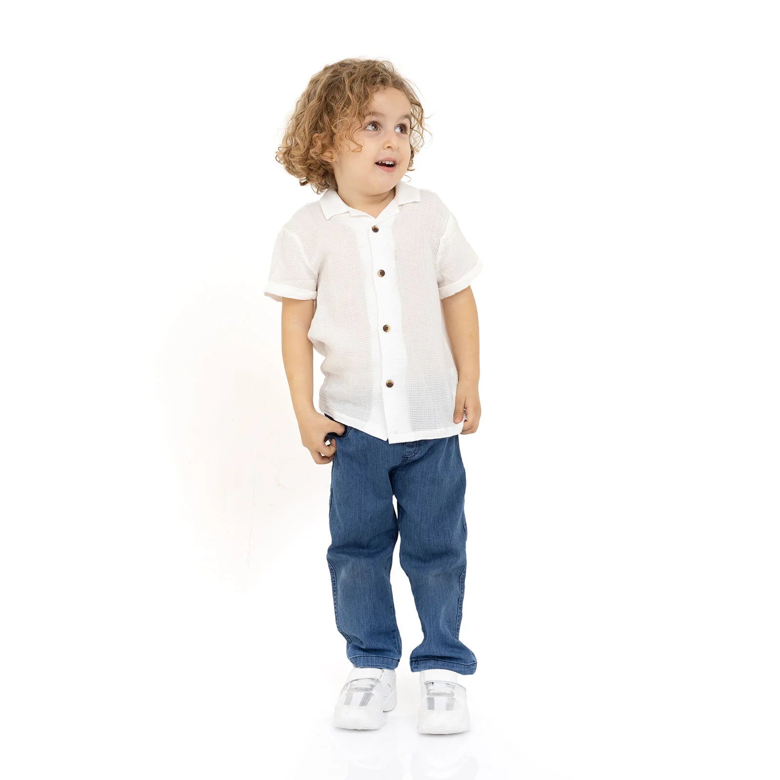 HelloBaby Boy Shirt - White - ebebek - Black Friday