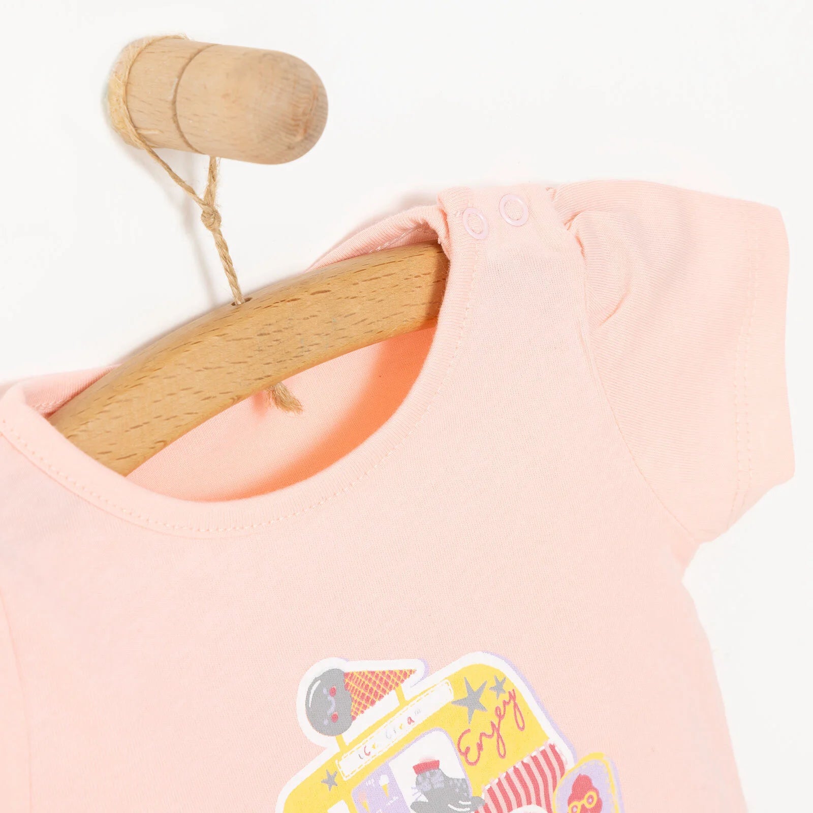 HelloBaby Basic Printed Tshirt - Light Pink - ebebek - Black Friday