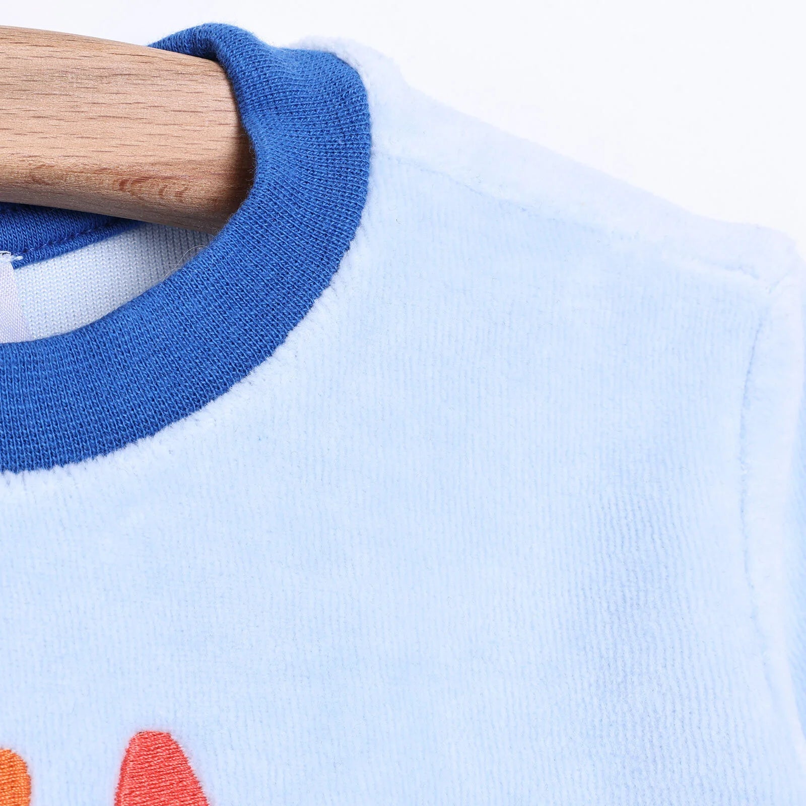 HelloBaby Velvet Pyjamas Set - Blue - ebebek - Black Friday