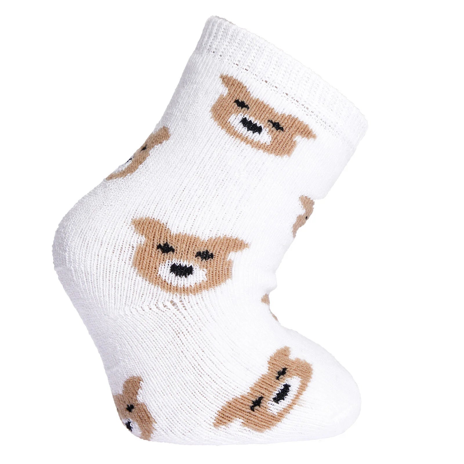 HelloBaby Boy Chenille Socks 3 Pack - Brown - ebebek - Black Friday