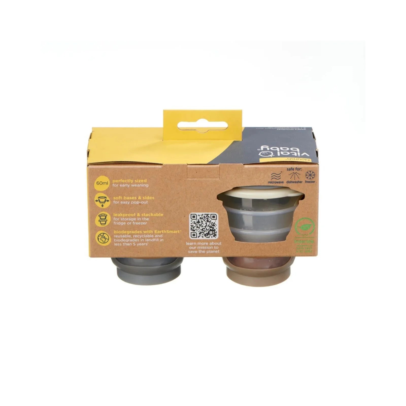 Vital Baby Nourish Store & Wean Pots 60ml Pack of 6 - ebebek - Black Friday