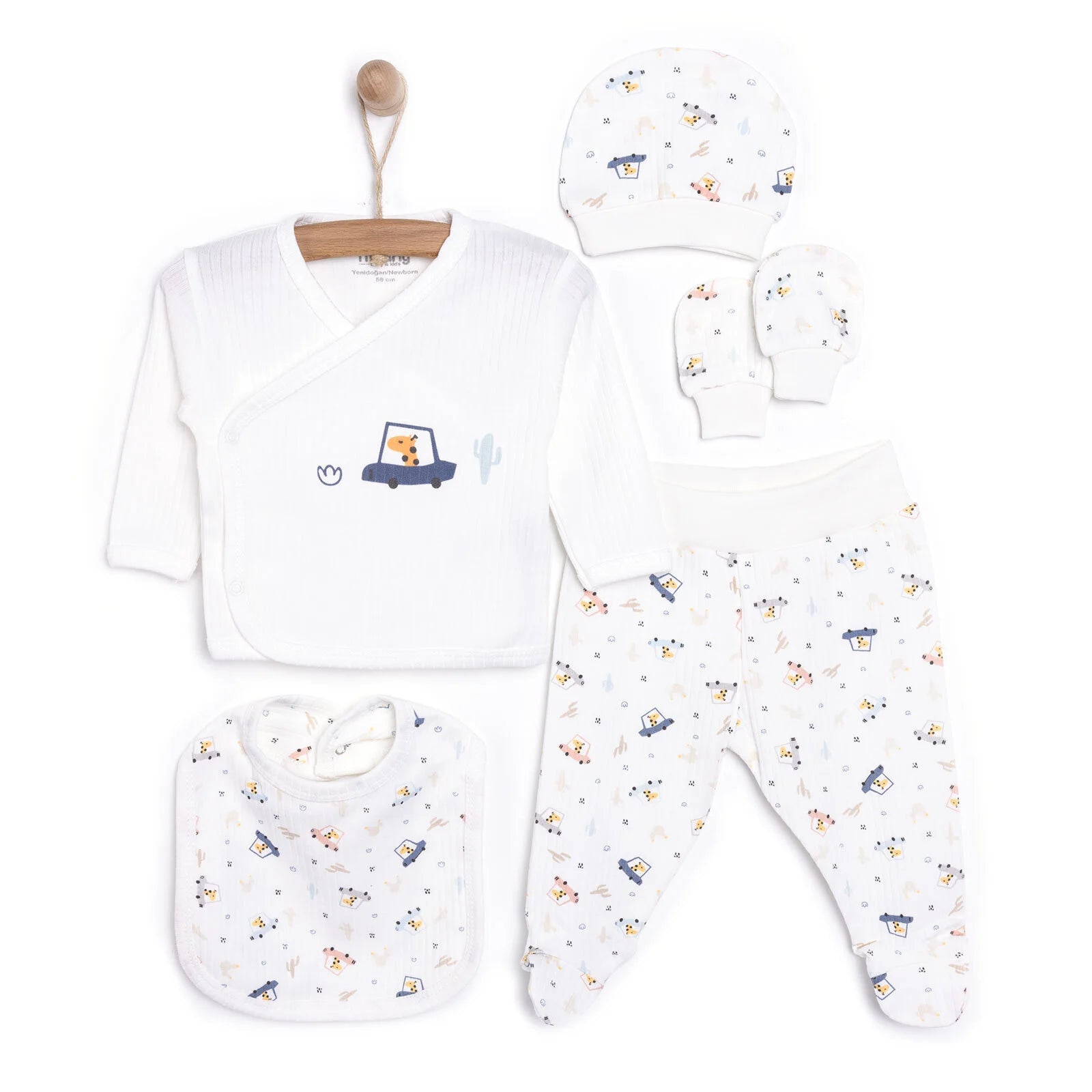 Tiffany Baby Boy Clothes Hanger 5 pcs - Ecru - ebebek - Black Friday