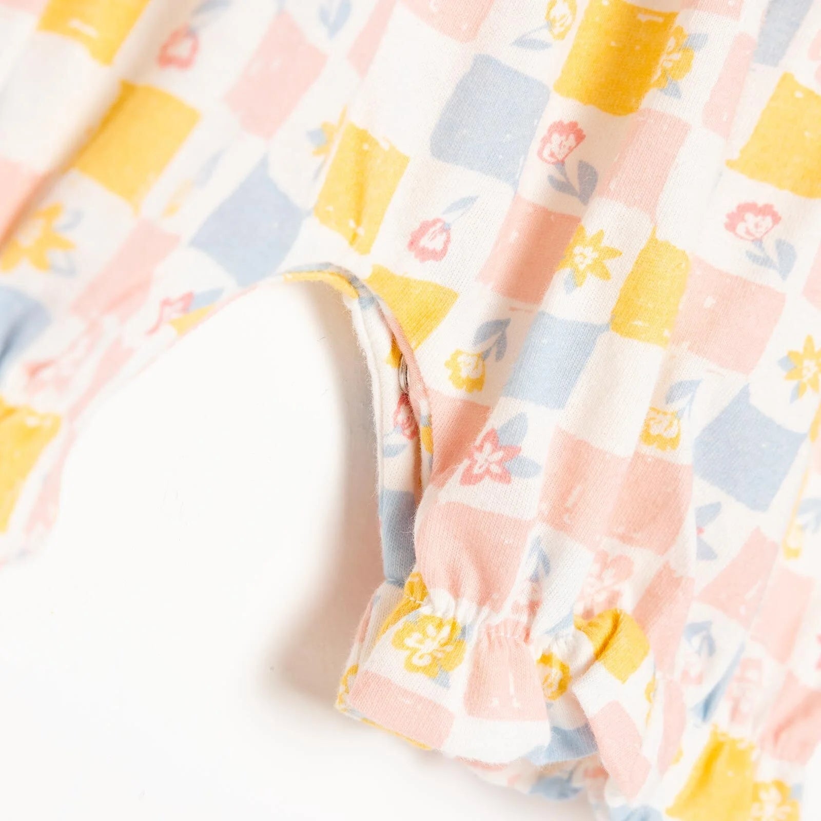 HelloBaby Flowers Girl Short Overalls - Printed - ebebek - Black Friday