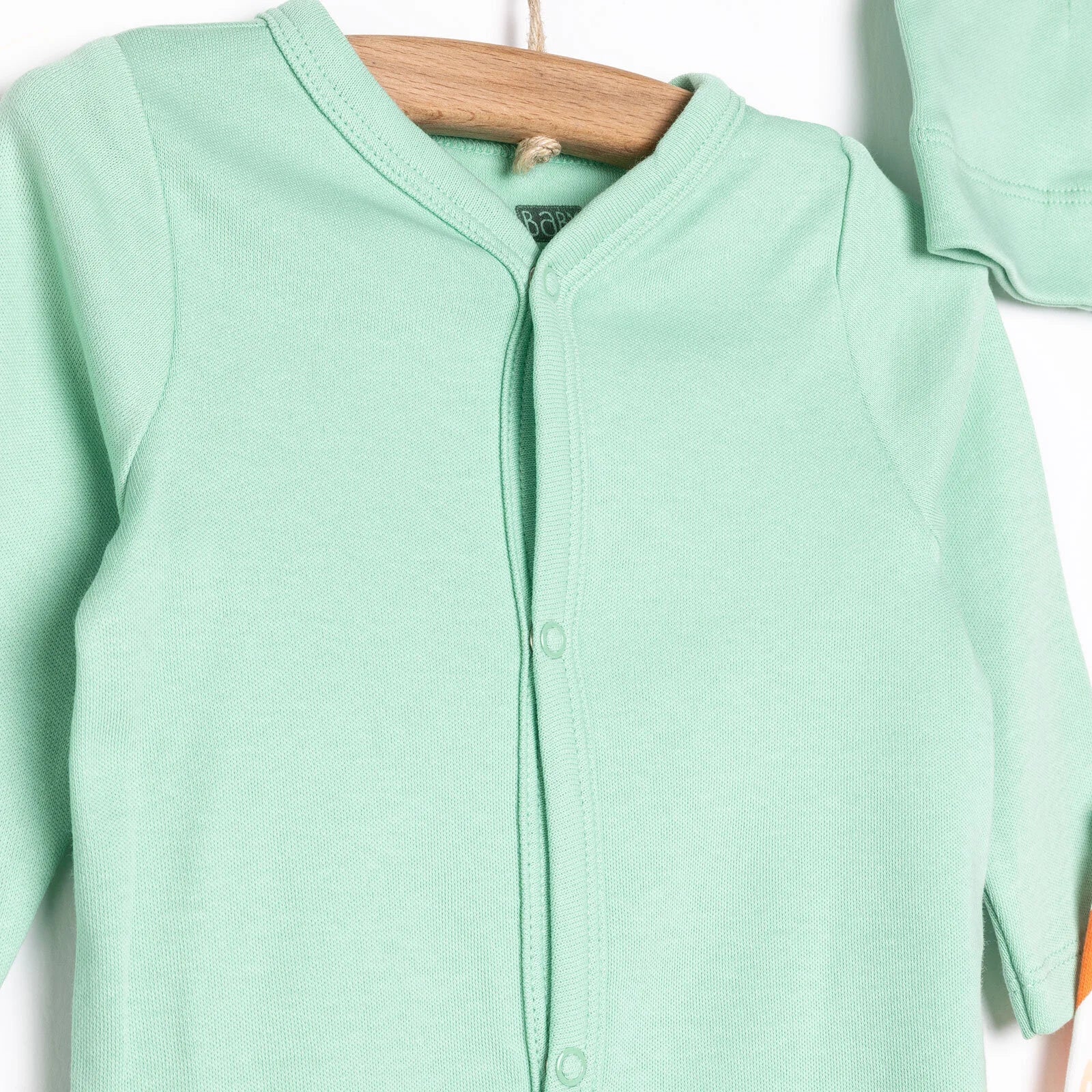 HelloBaby Newborn Footed Jumpsuit - Hat 2 Pcs - Green - ebebek - Black Friday