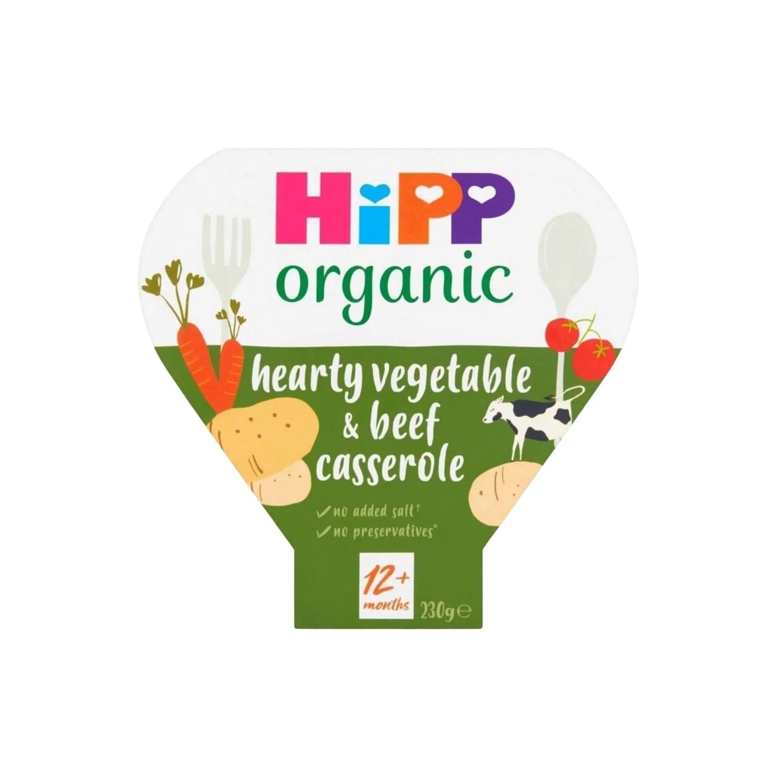 HiPP Organic Hearty Vegetable & Beef Casserole Toddler Tray Meal 12+ months 230g - ebebek - Black Friday