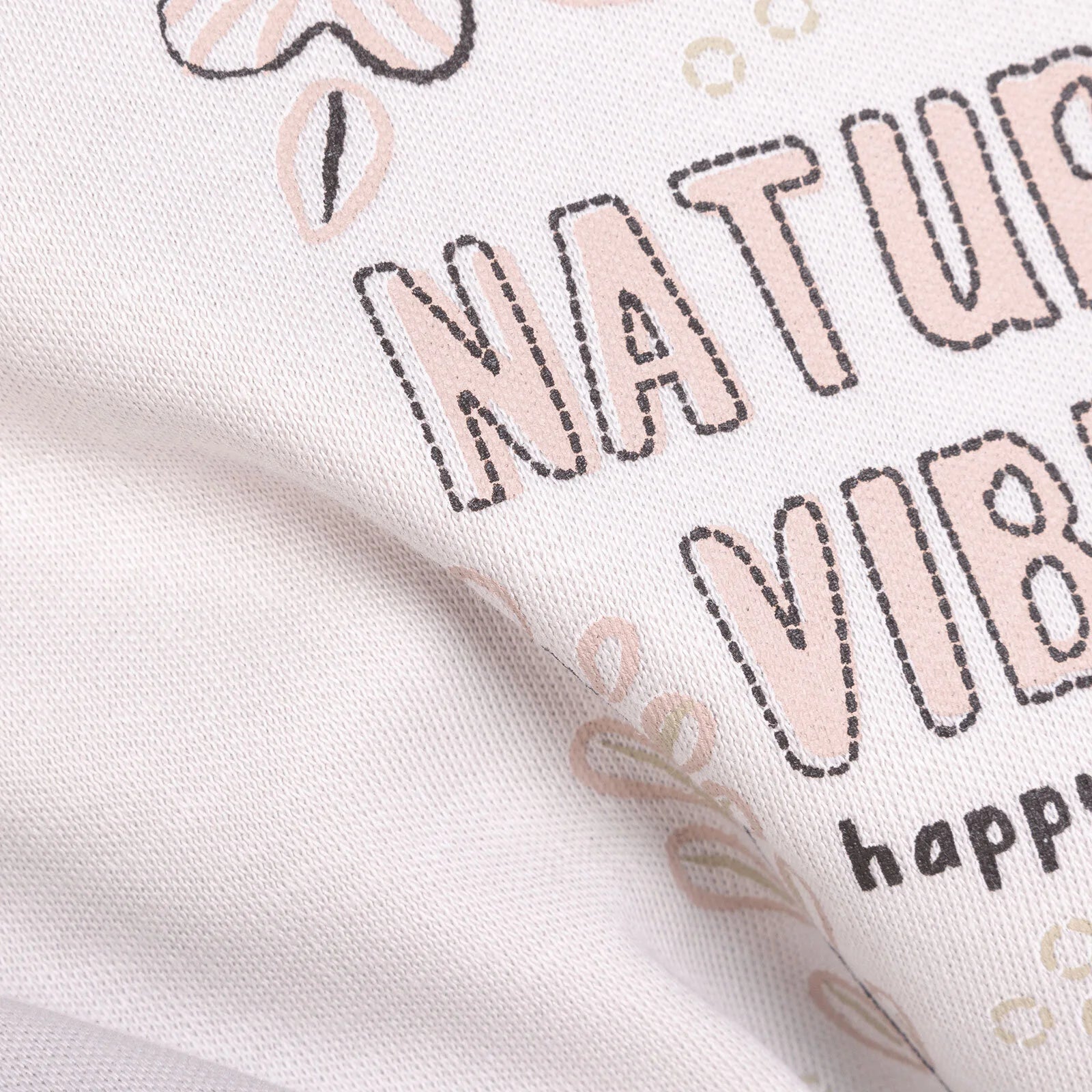 HelloBaby Basic Girl Leaf Printed Jogging Set - Beige - ebebek - Black Friday