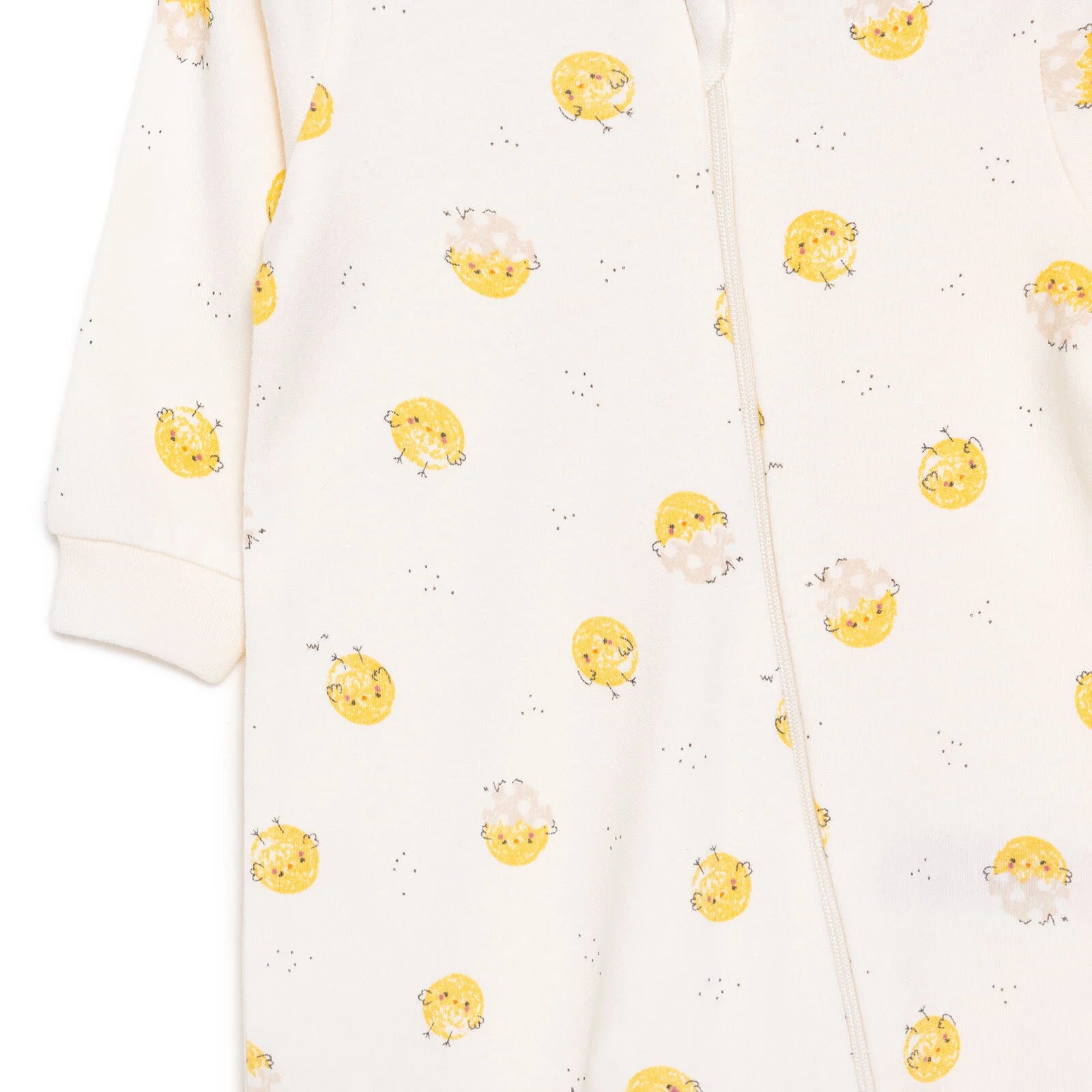 HelloBaby Newborn Chıck Chıck Unisex Jumpsuit - Ecru - ebebek - Black Friday