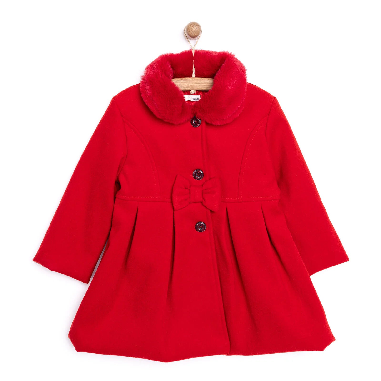 Baby Rose Girl Coat - Red - ebebek - Black Friday