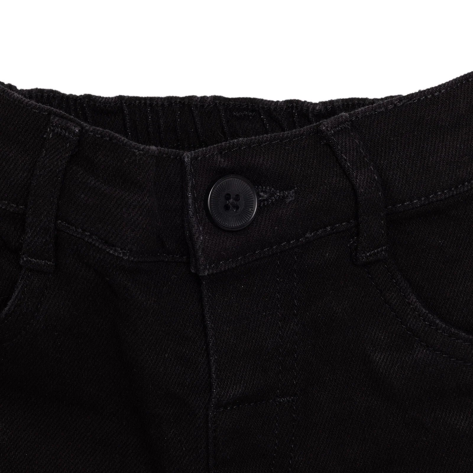 HelloBaby Basic Elastic Denim Pants - Black - ebebek - Black Friday