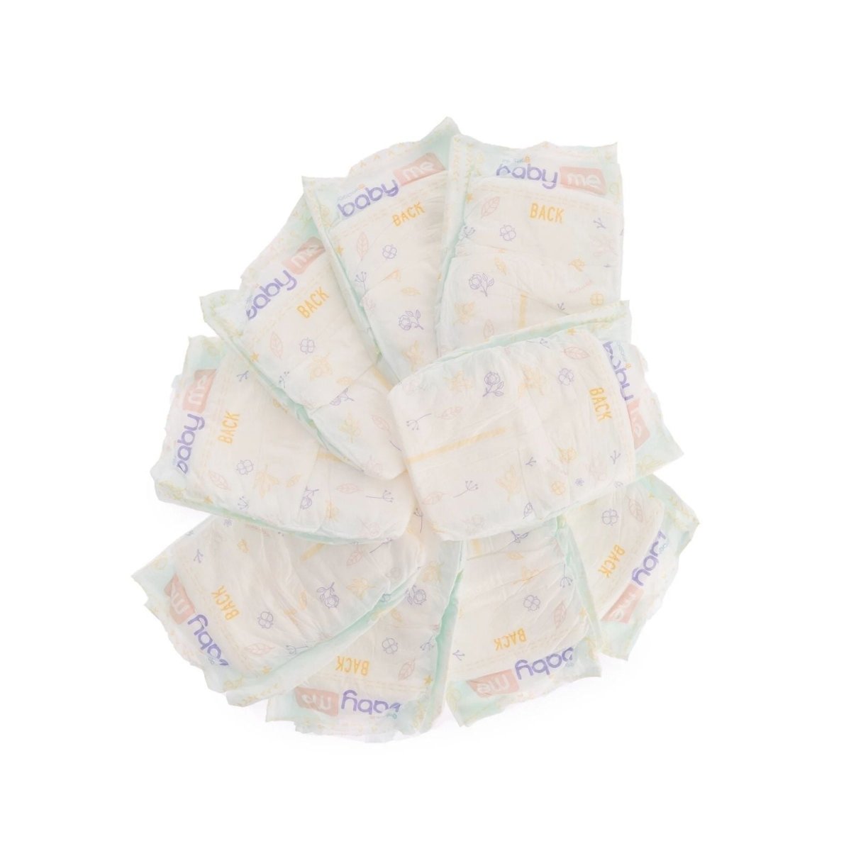 Tommee Tippee Twist & Click Nappy Bin & 6 Refill Cassettes & 2 baby me Newborn Size 1 Nappies Bundle - ebebek