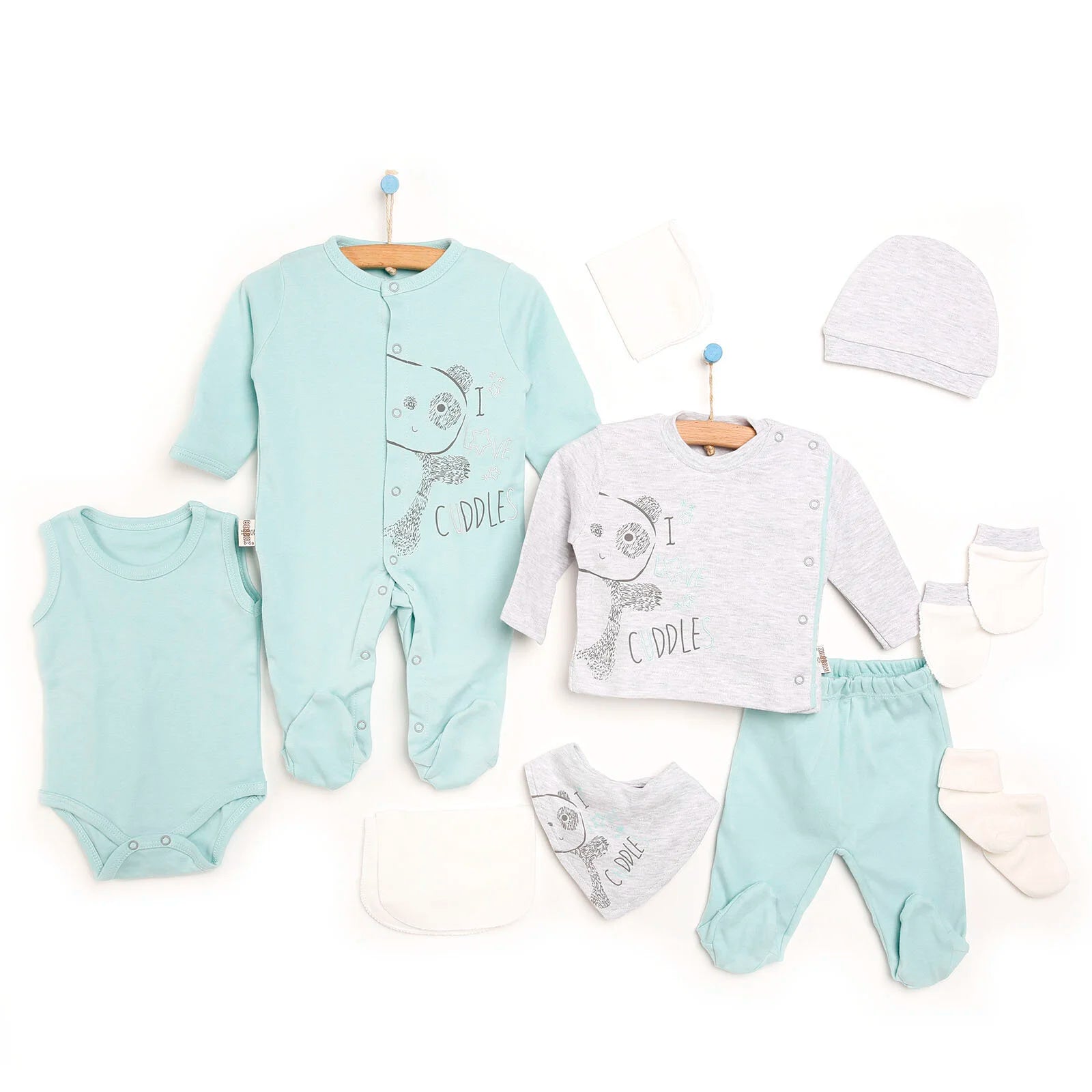 Bebbek Baby Boy 10 Pcs Newborn Starter Set - Multicolour - ebebek - Black Friday