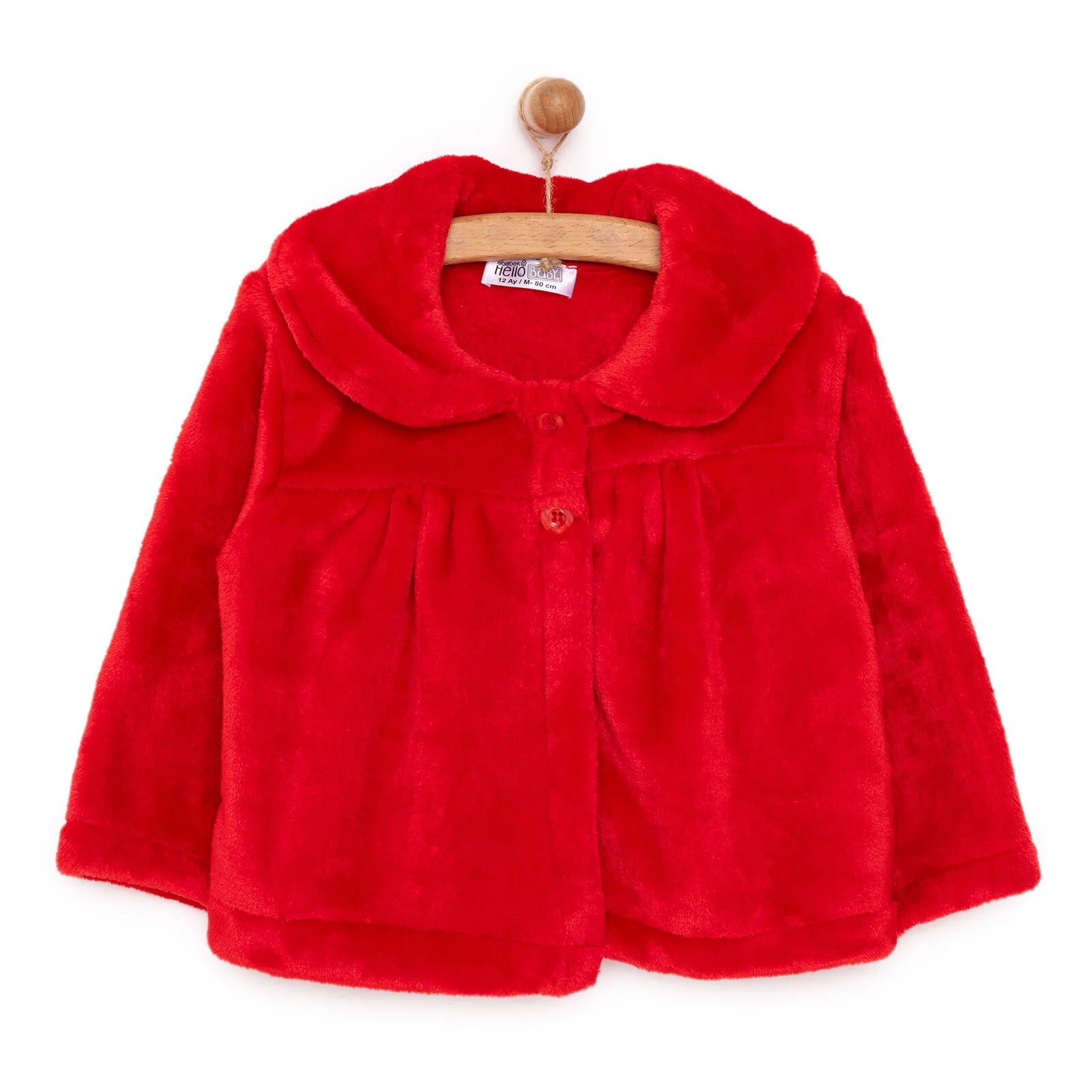 HelloBaby Basic Girl Welsoft Cardigan - Red - ebebek - Black Friday