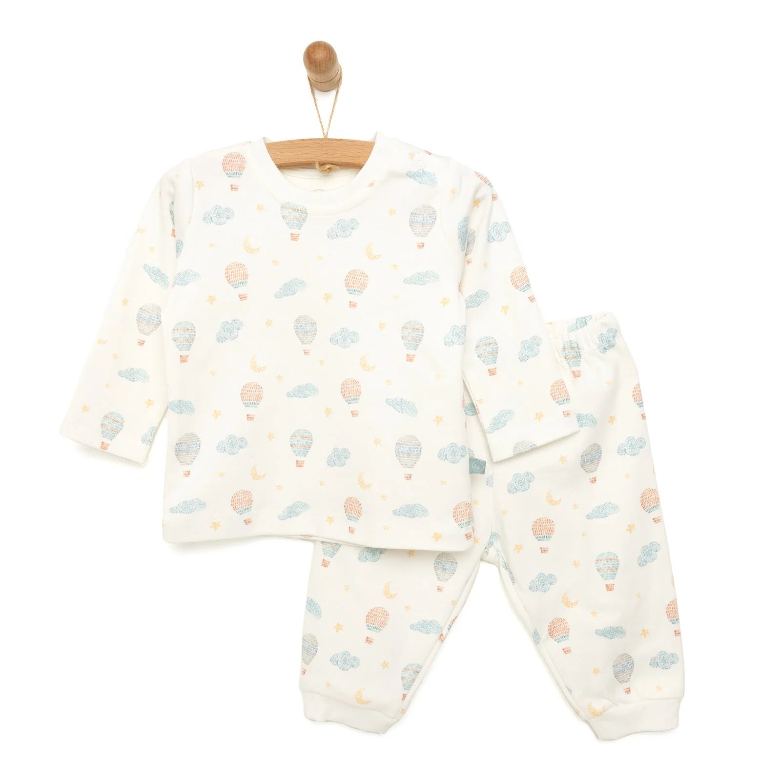 Pambuliq Baby Girl Long Sleeve Pyjamas Set - Blue - ebebek - Black Friday