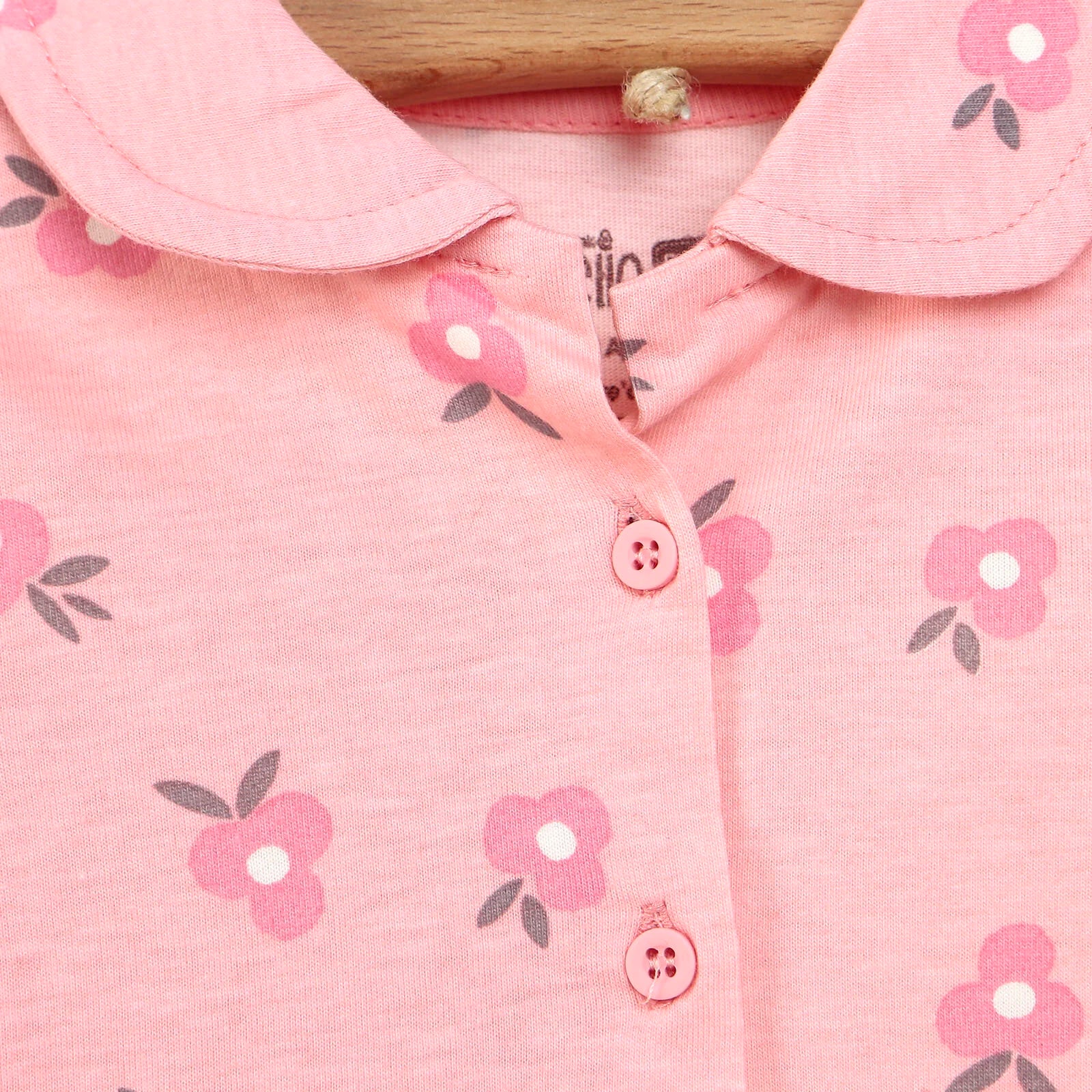 HelloBaby Basic Baby Girl Pyjamas Set - Powder - ebebek - Black Friday