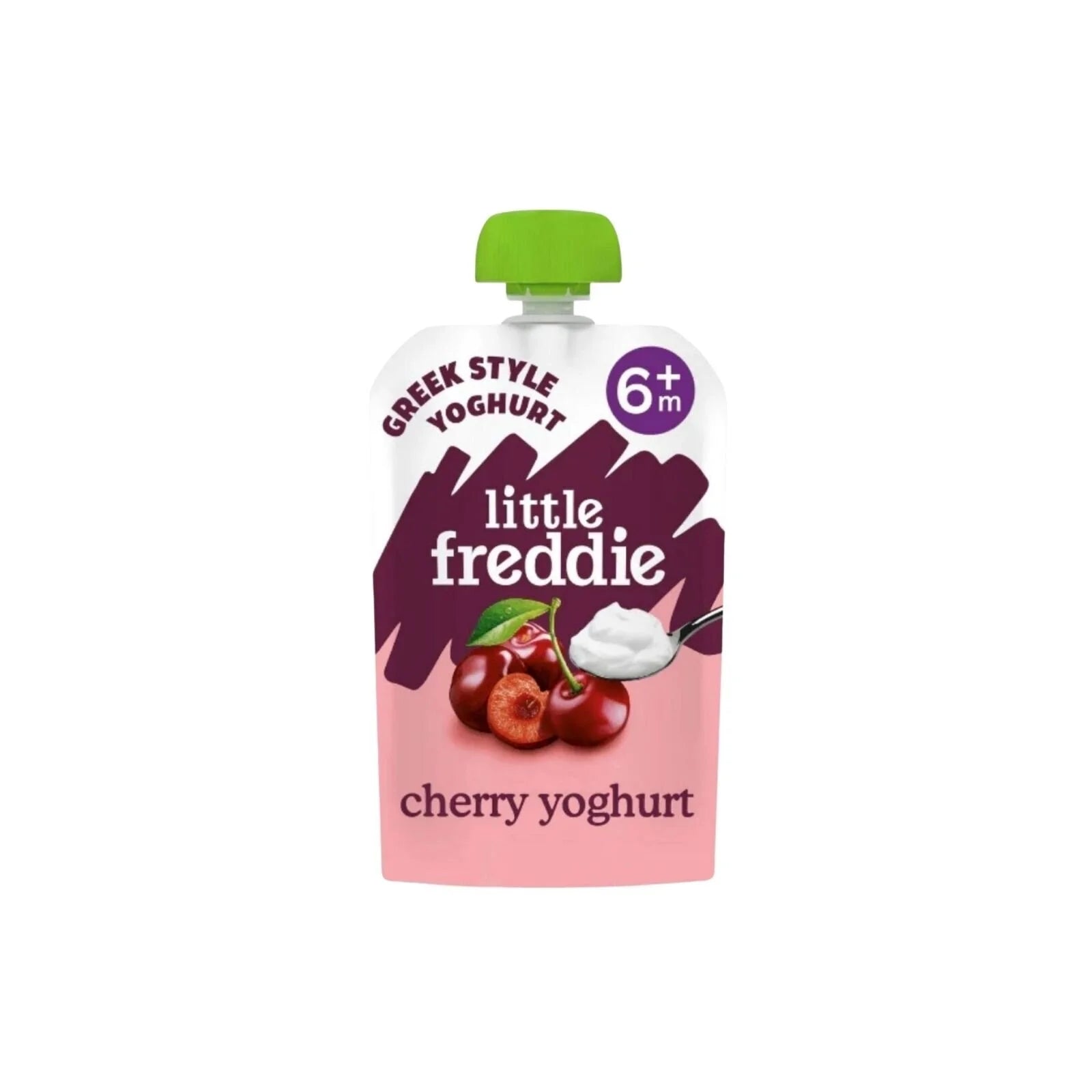 Little Freddie Organic Cherry Greek Style Yoghurt Baby Food Pouch 6+ months 100g - ebebek - Black Friday