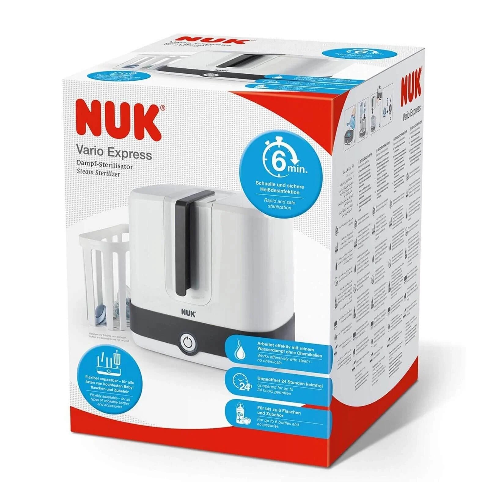 NUK Vario Express Steam Steriliser - ebebek - Black Friday