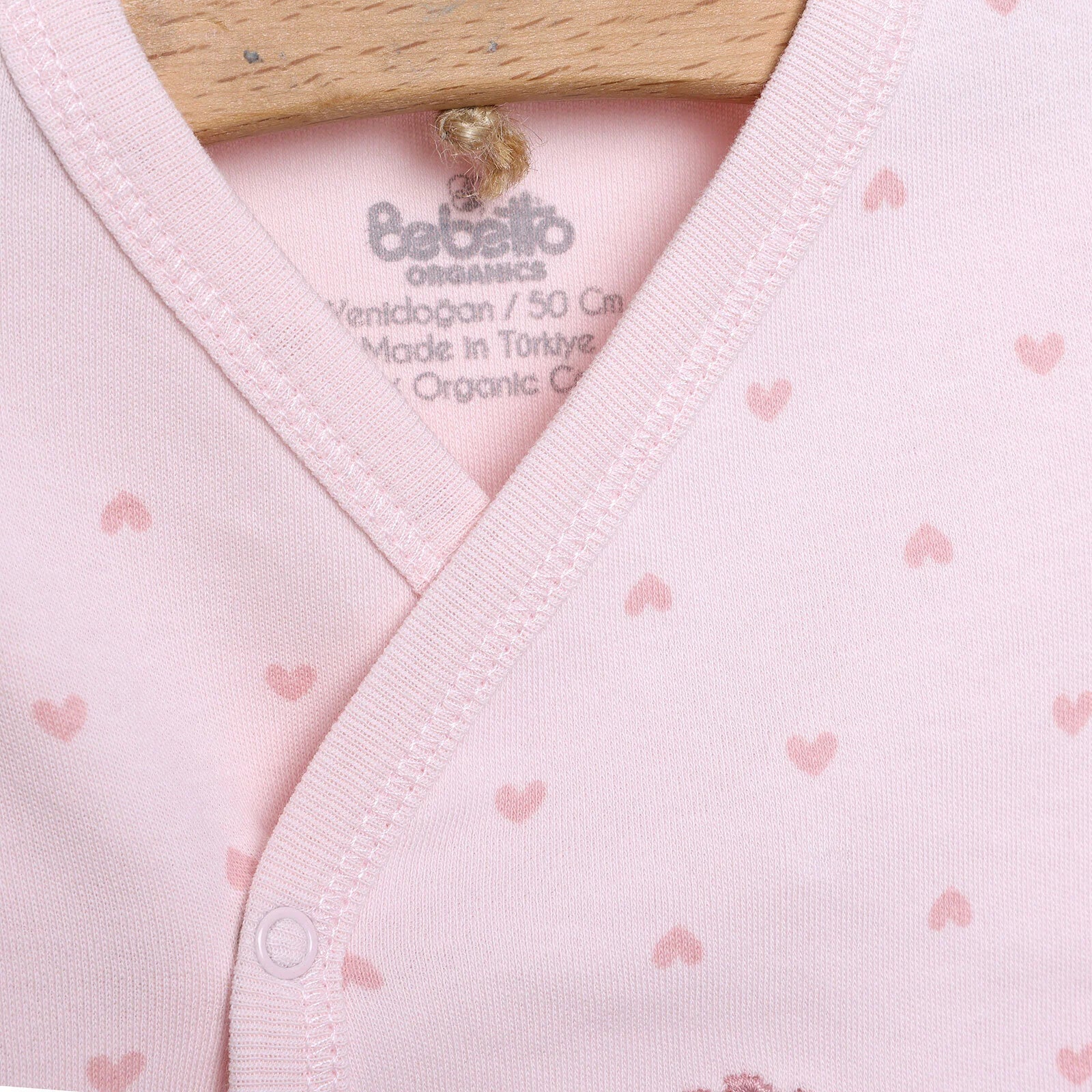 Bebetto Newborn Organic Little Friends Sweatshirt - Rose - ebebek - Black Friday