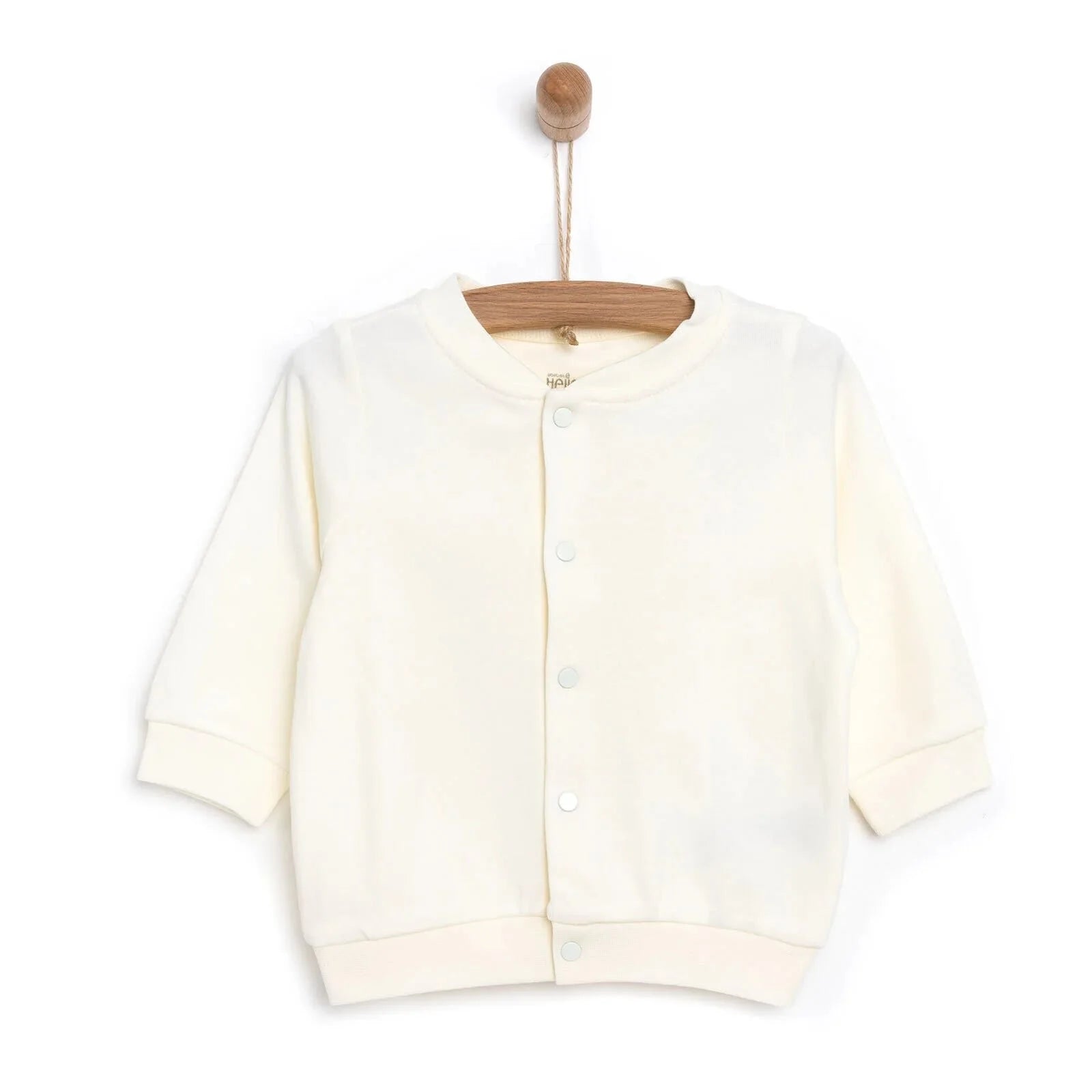 HelloBaby Basic Ribbed Cardigan - Ecru - ebebek - Black Friday