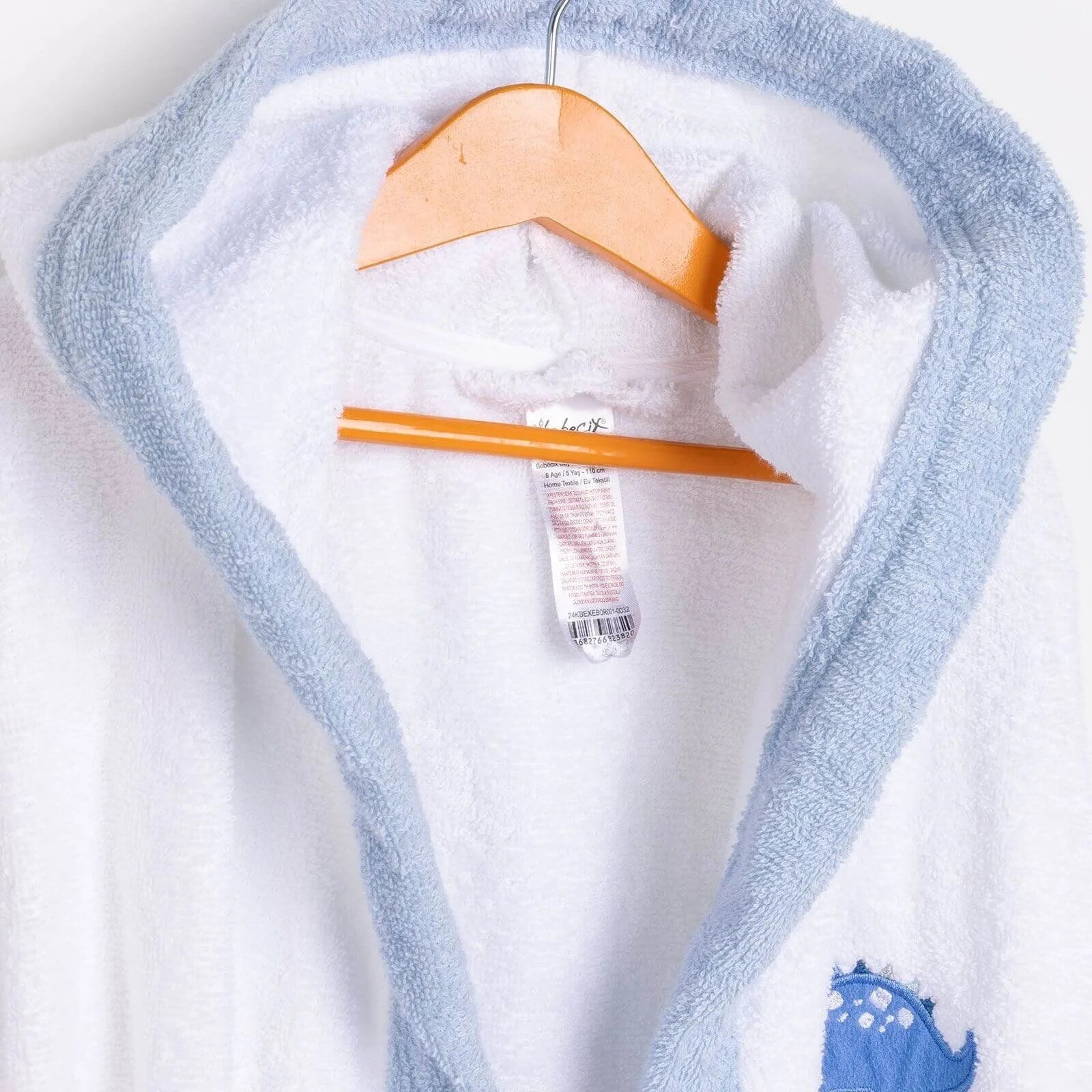 Bebecix Boy Baby Bathrobe - Blue - ebebek - Black Friday