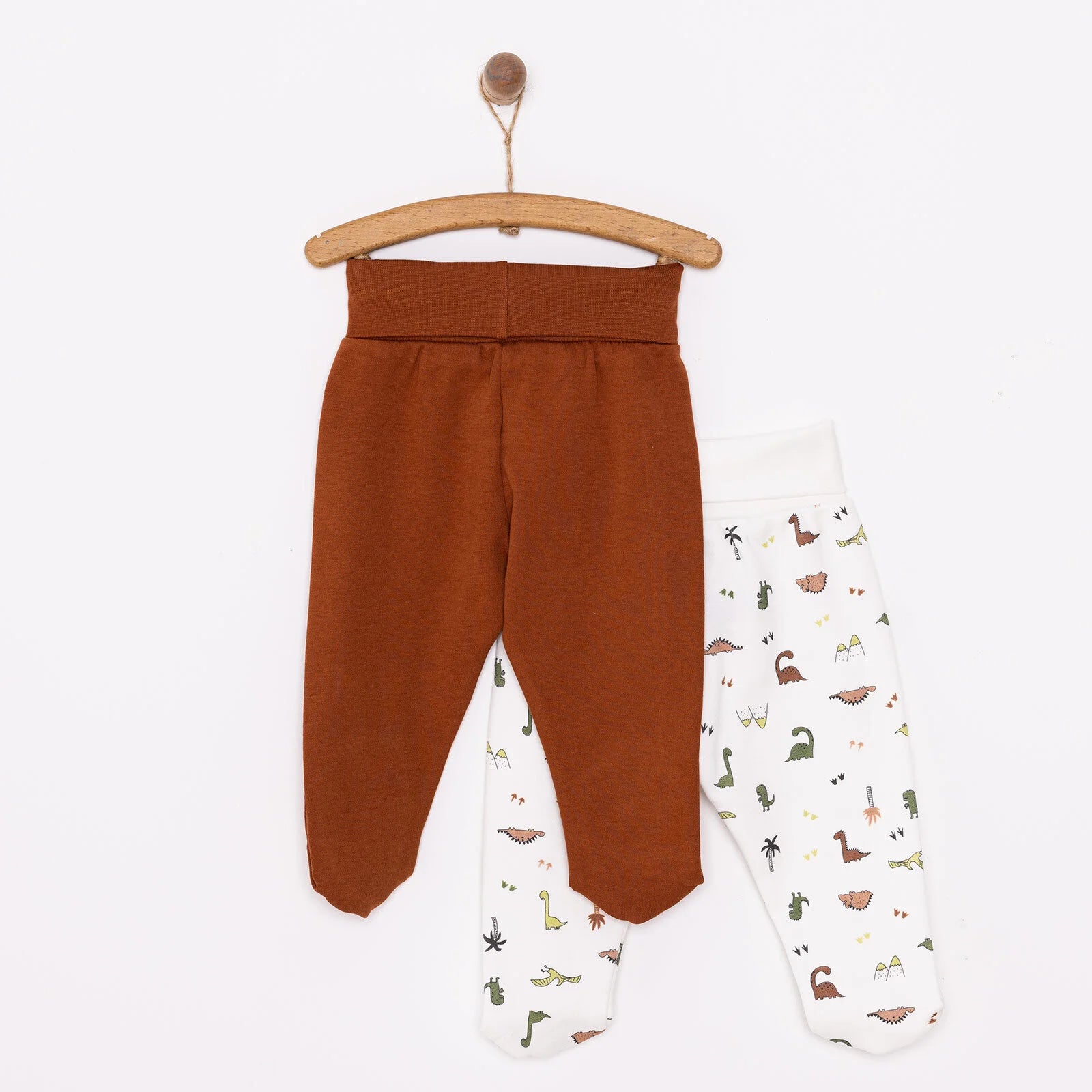 Tiffany Baby Boy 2 Pcs Footed Bottom - Brown - ebebek - Black Friday