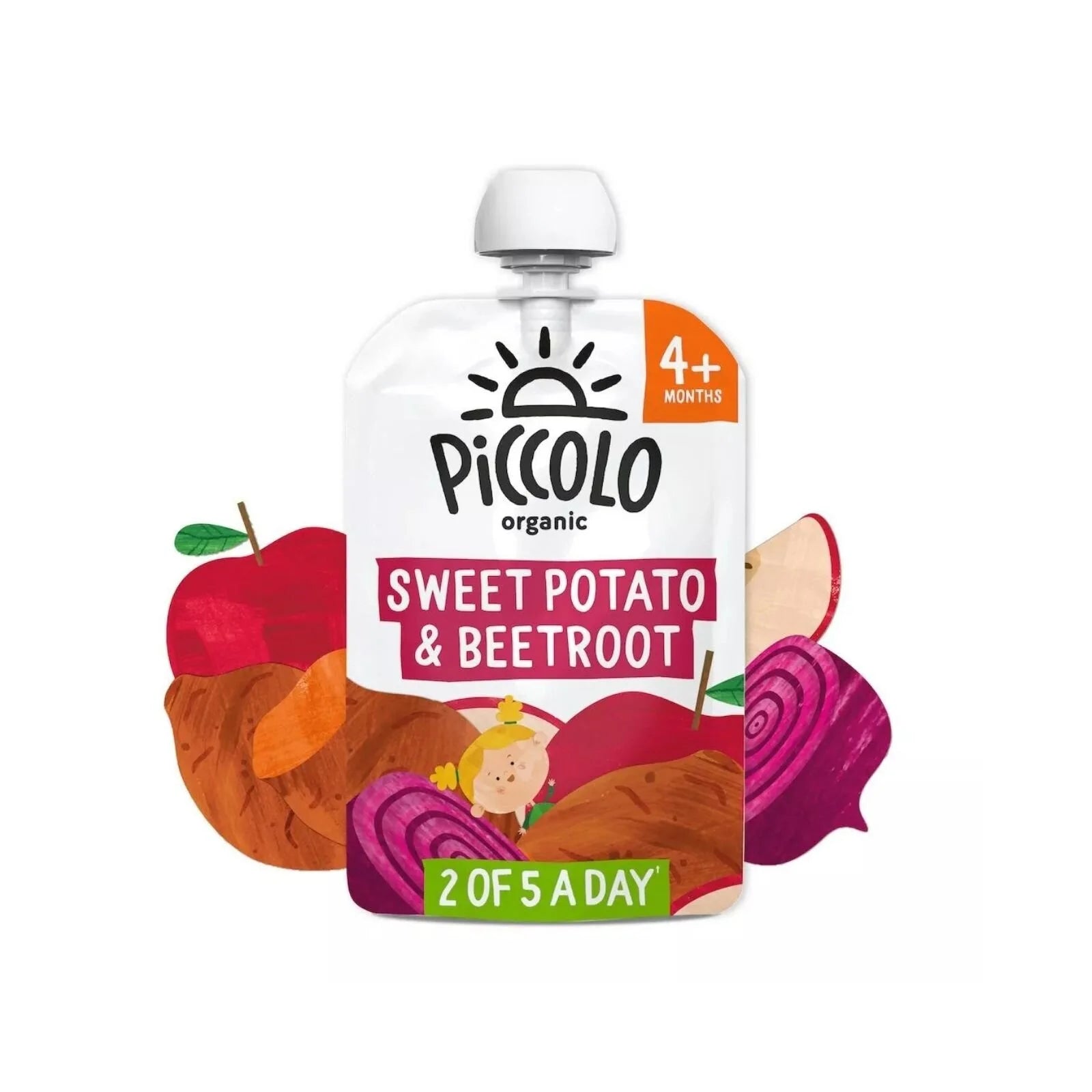 Piccolo Sweet Potato Beetroot Apple & Pear 4+ months 100g - ebebek - Black Friday