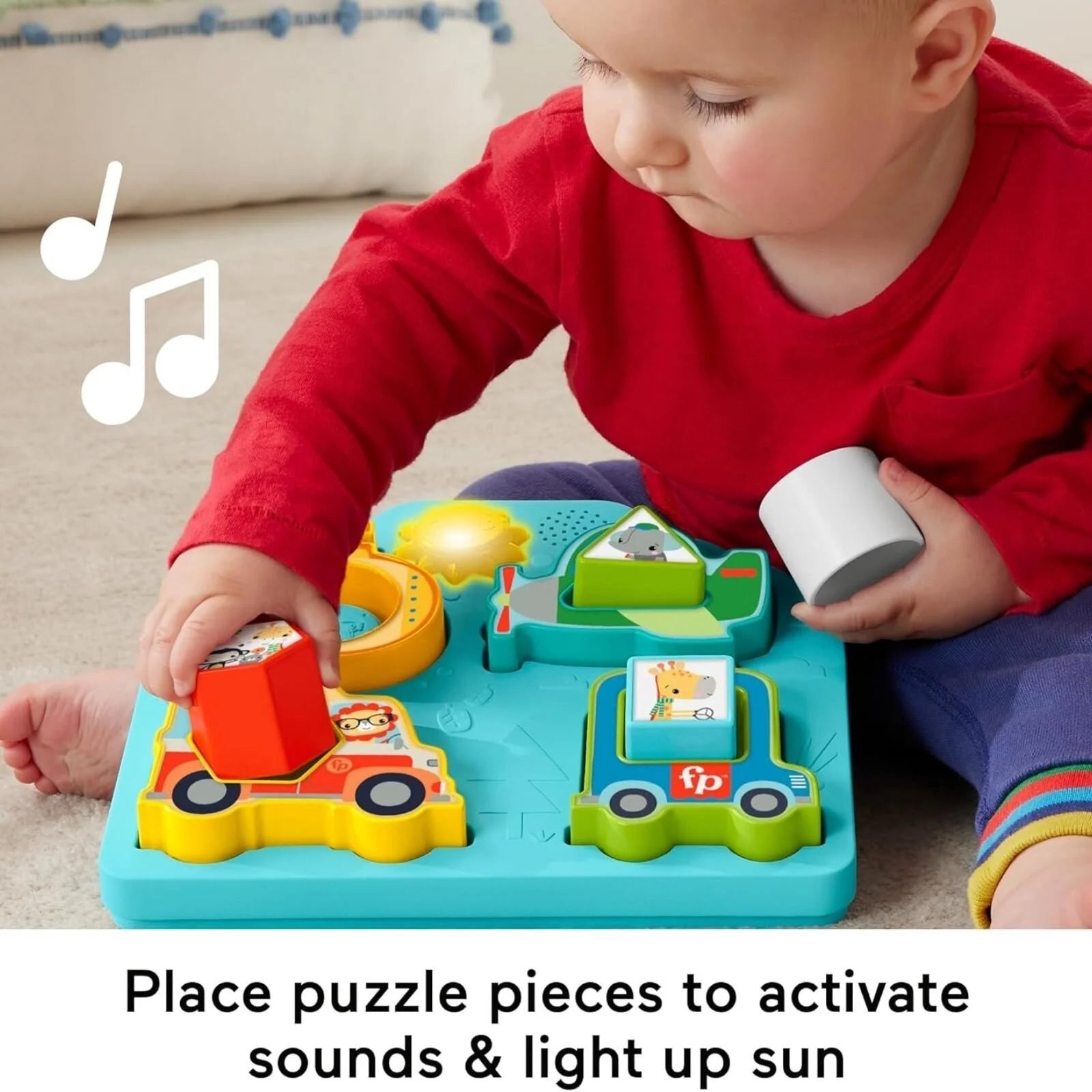 Fisher - Price Shapes & Sounds Vehicle Puzzle Toy - ebebek - Black Friday