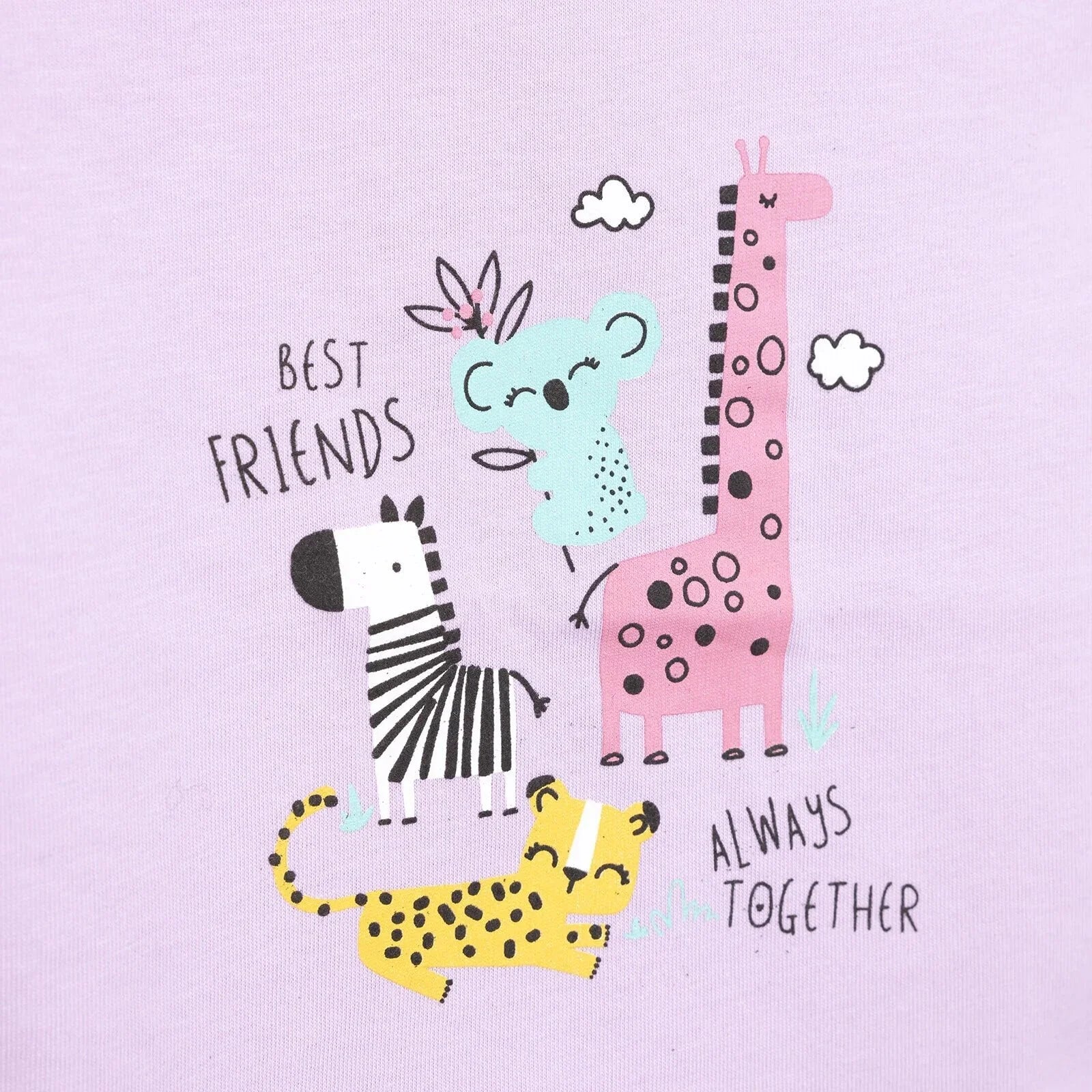 HelloBaby Basic Animal Printed Tshirt - Purple - ebebek - Black Friday