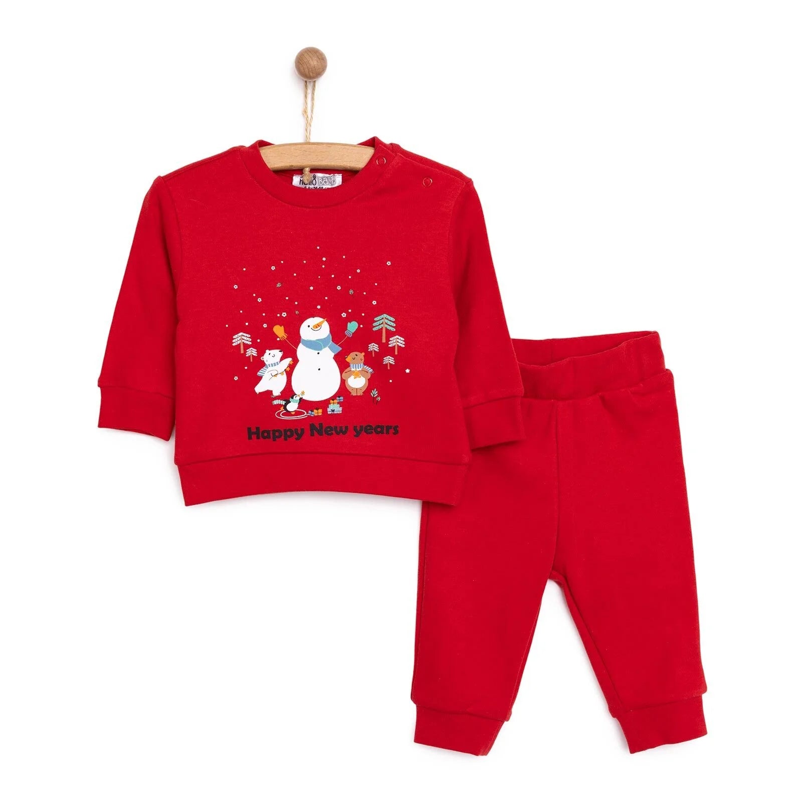 HelloBaby Basic Baby Boy Joggers - Red - ebebek - Black Friday