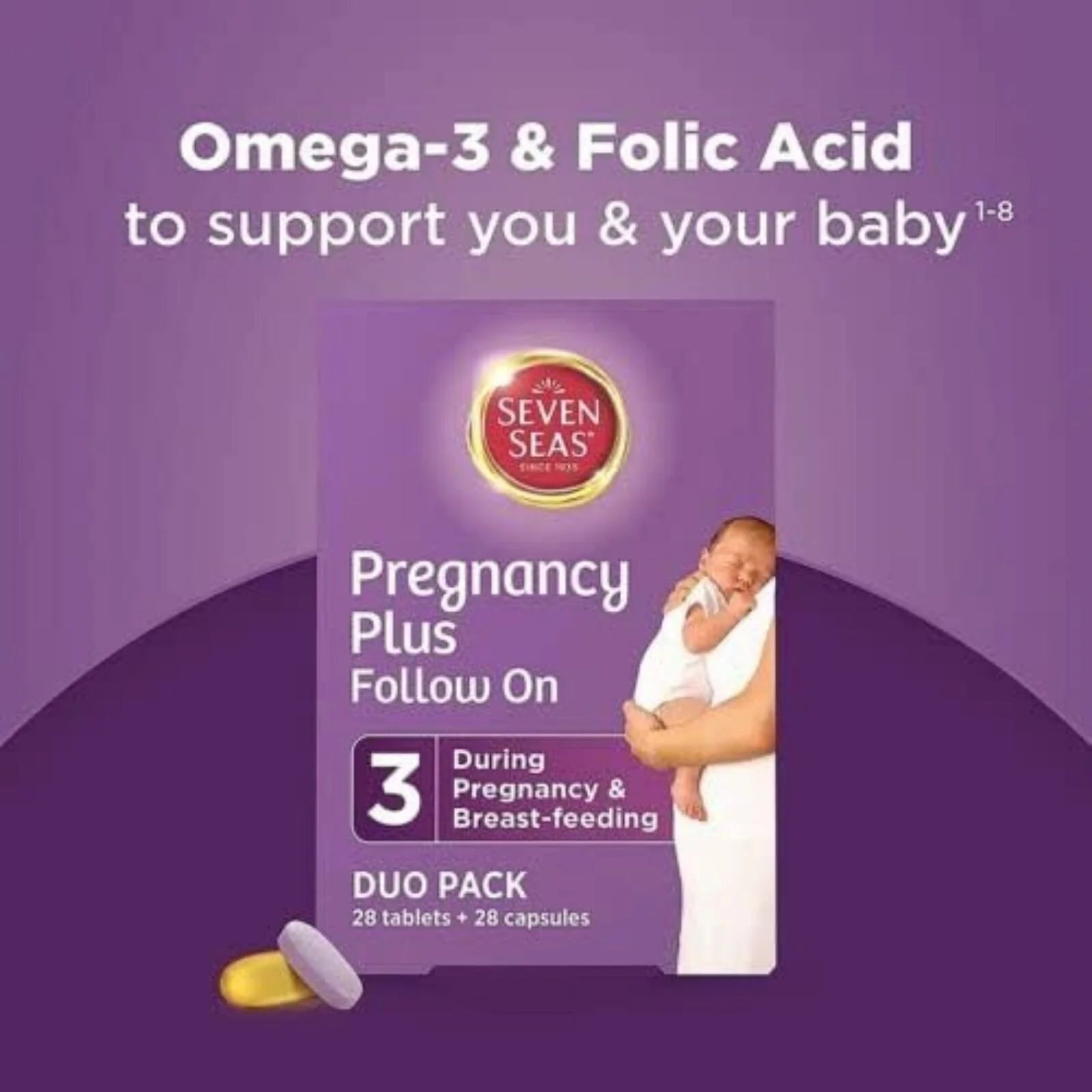 Seven Seas Pregnancy & Breast Feeding Vitamins 56 pcs - ebebek - Black Friday