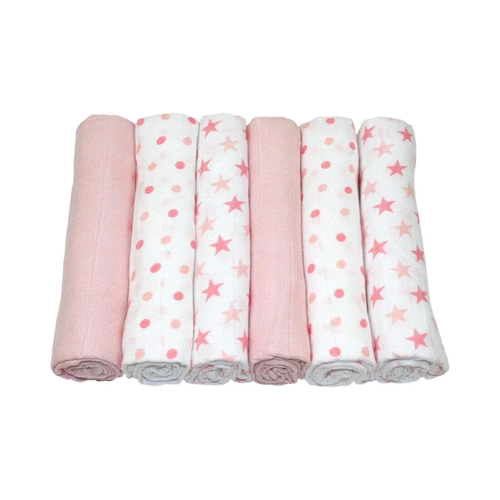 MuslinZ 6 Pack Muslin Squares 70x70cm - Pink - ebebek - Black Friday