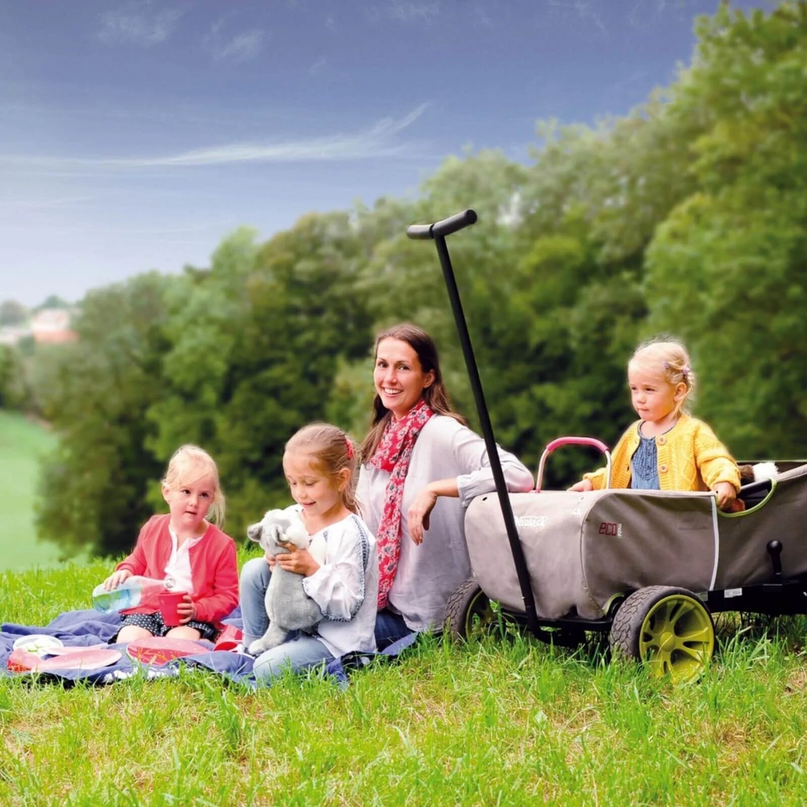 Hauck Eco Mobil Wagon - Green - ebebek - Black Friday