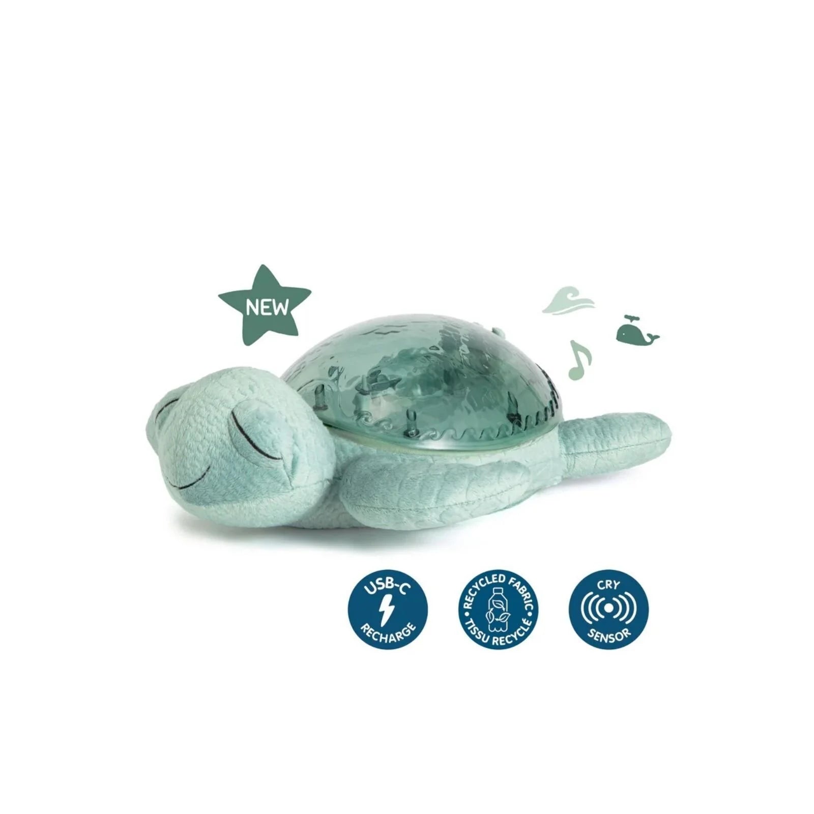 Cloud.b Tranquil Turtle White Noise & Night Light - Green - ebebek - Black Friday