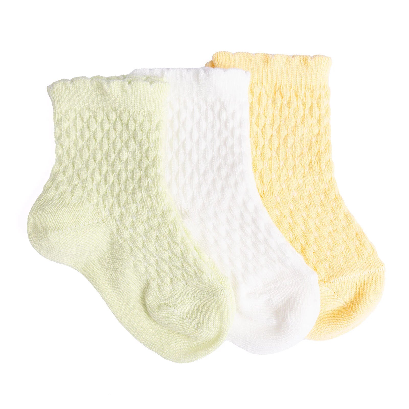 HelloBaby Unisex Baby Socks 3 Pack - Light Yellow - ebebek - Black Friday