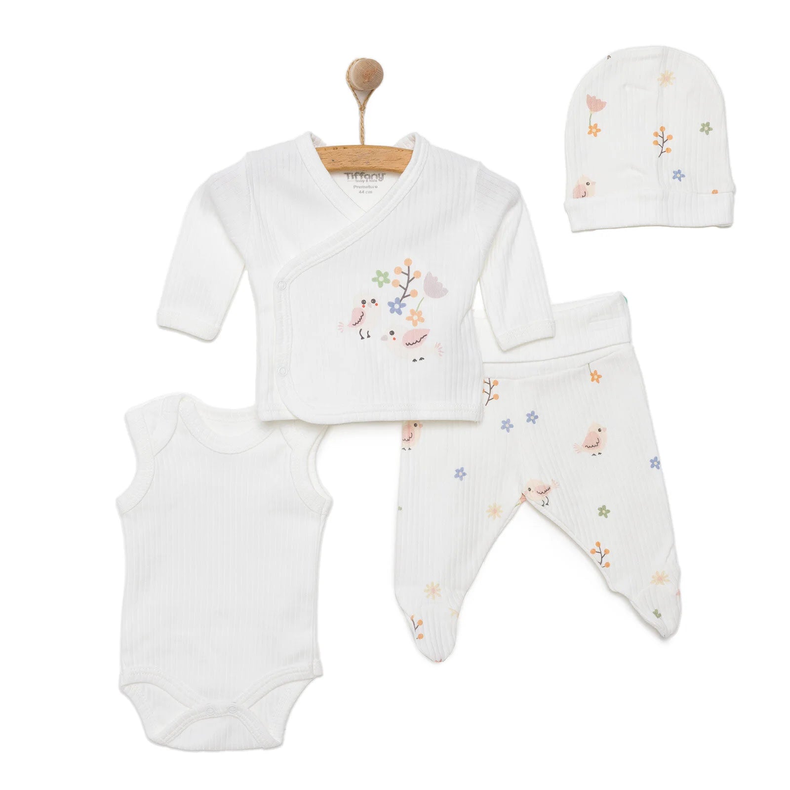 Tiffany Newborn Girl Premature Baby Set - Ecru - ebebek - Black Friday